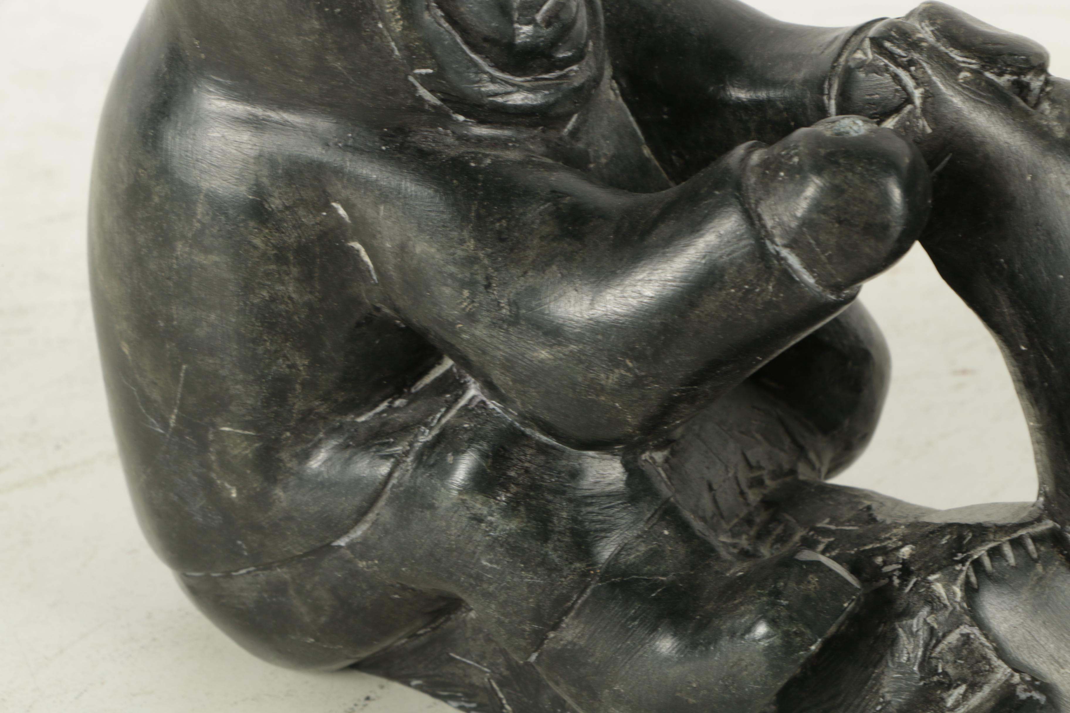 Hand-Carved Stone Animals and Figure