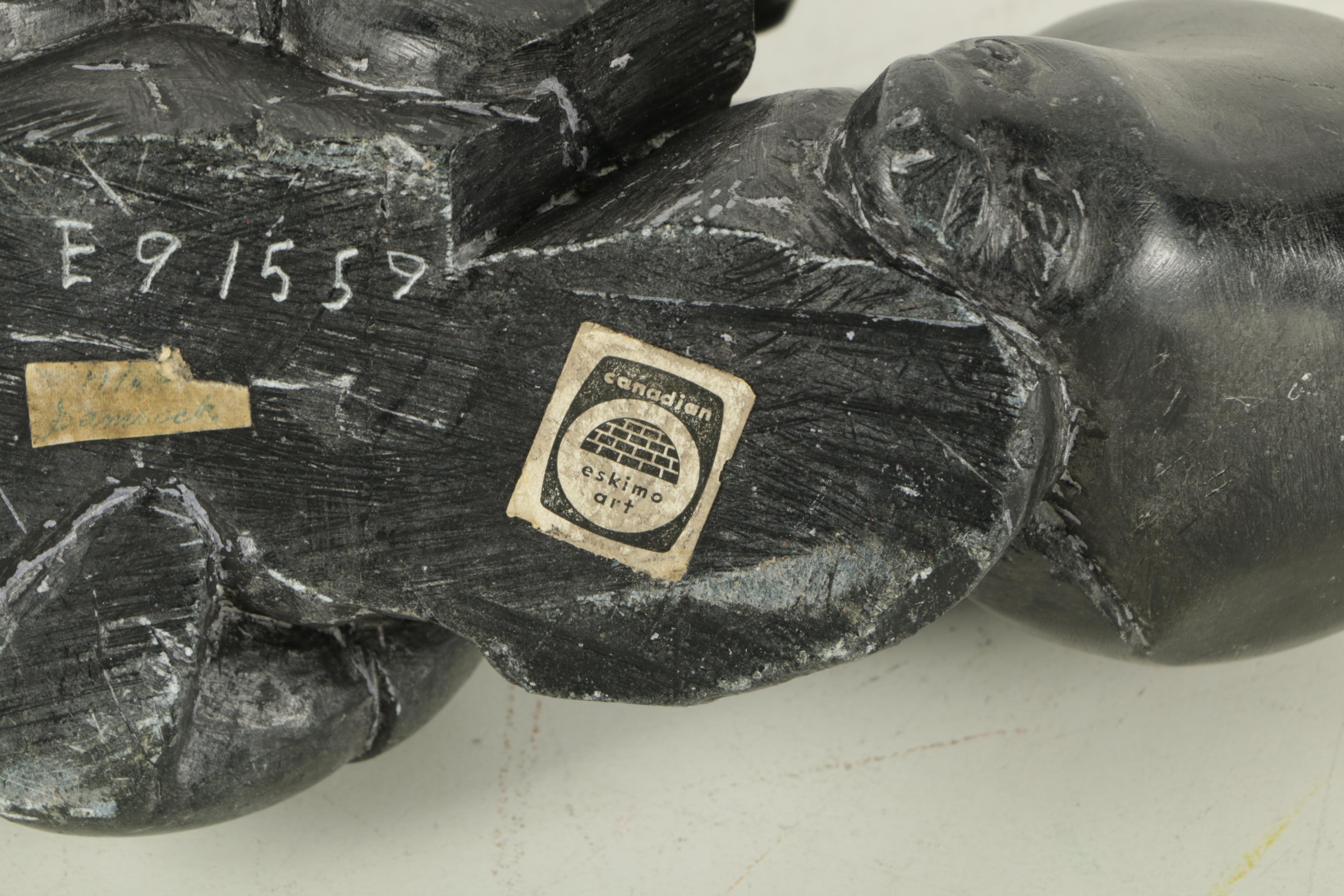 Hand-Carved Stone Animals and Figure