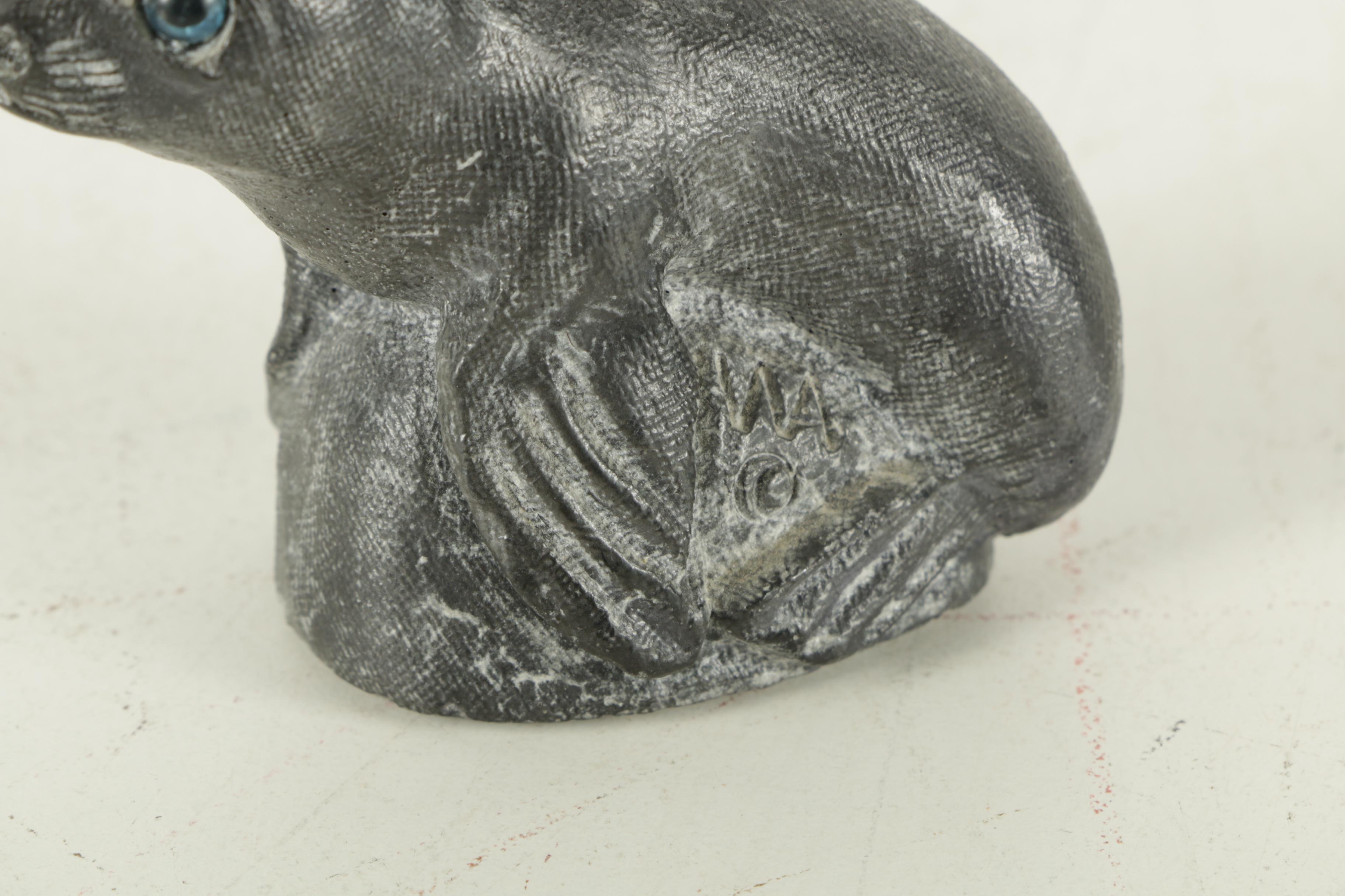 Hand-Carved Stone Animals and Figure