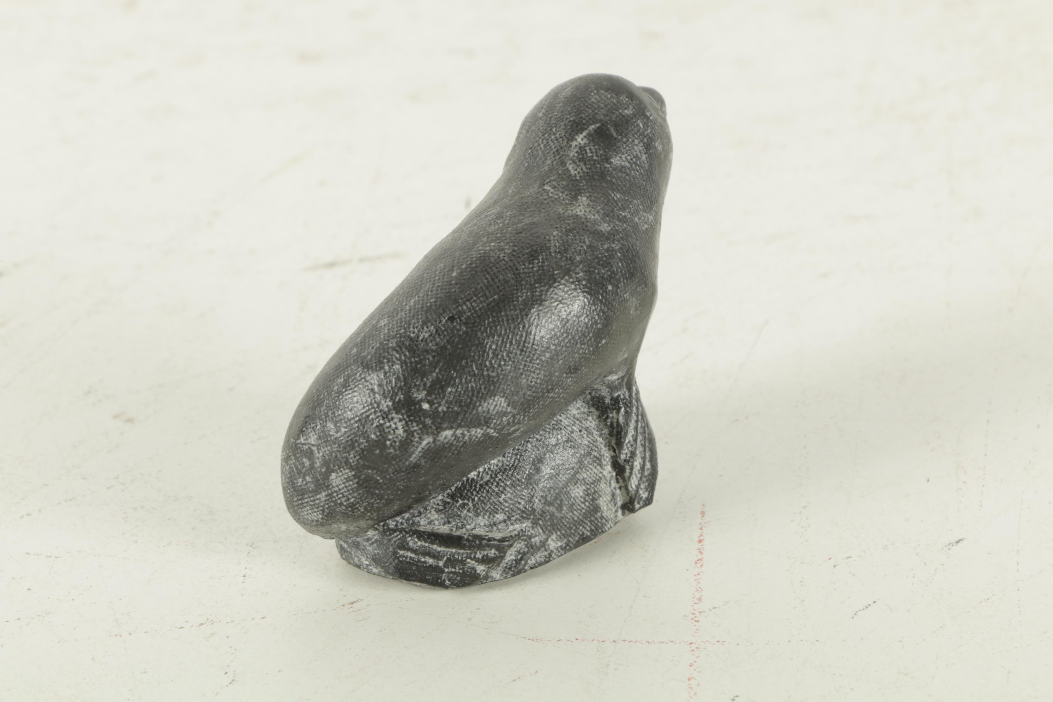 Hand-Carved Stone Animals and Figure