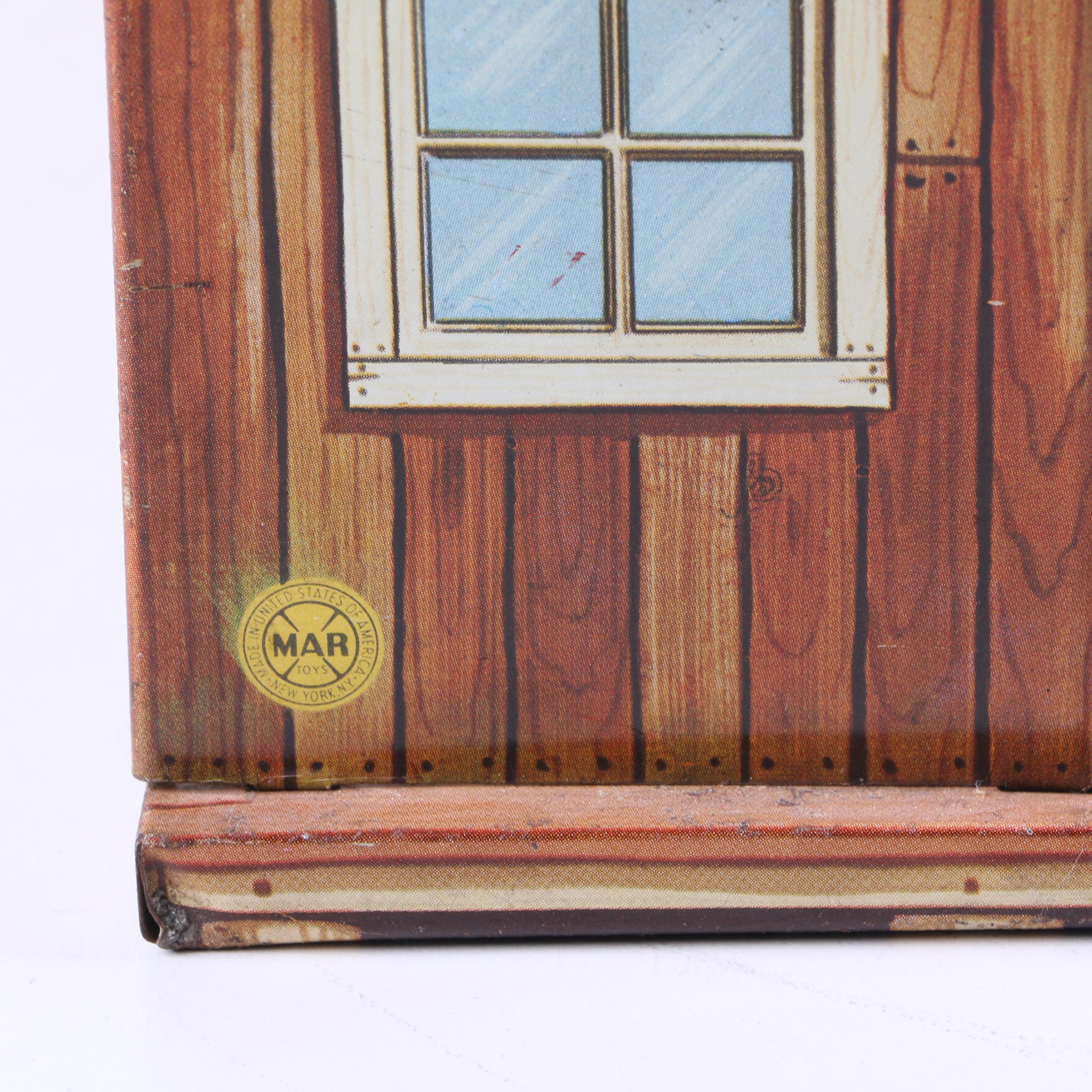 1950s Marx "Roy Rogers Western Town" Tin Play Set