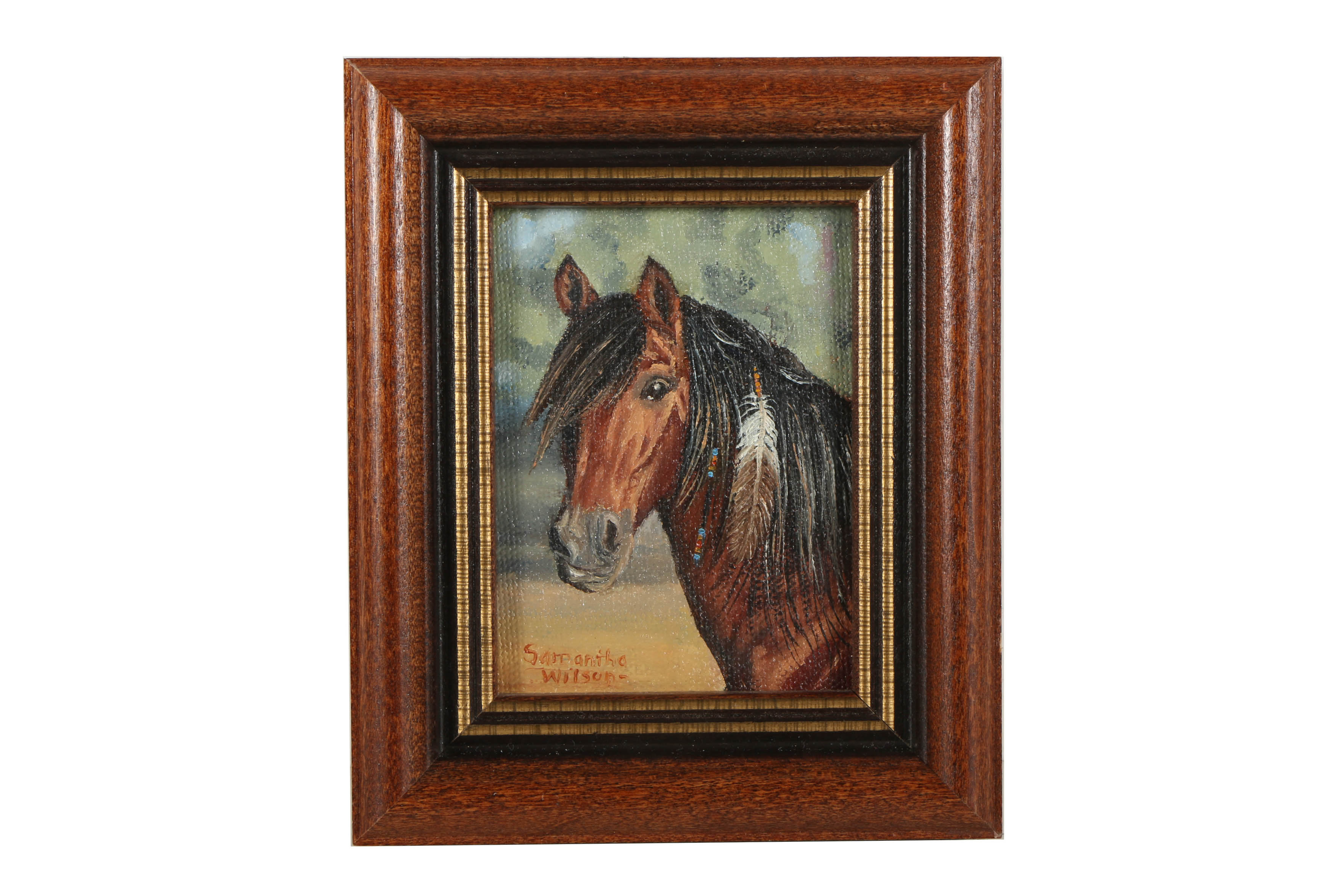 Assortment of Miniature Compositions of Native American Scenes