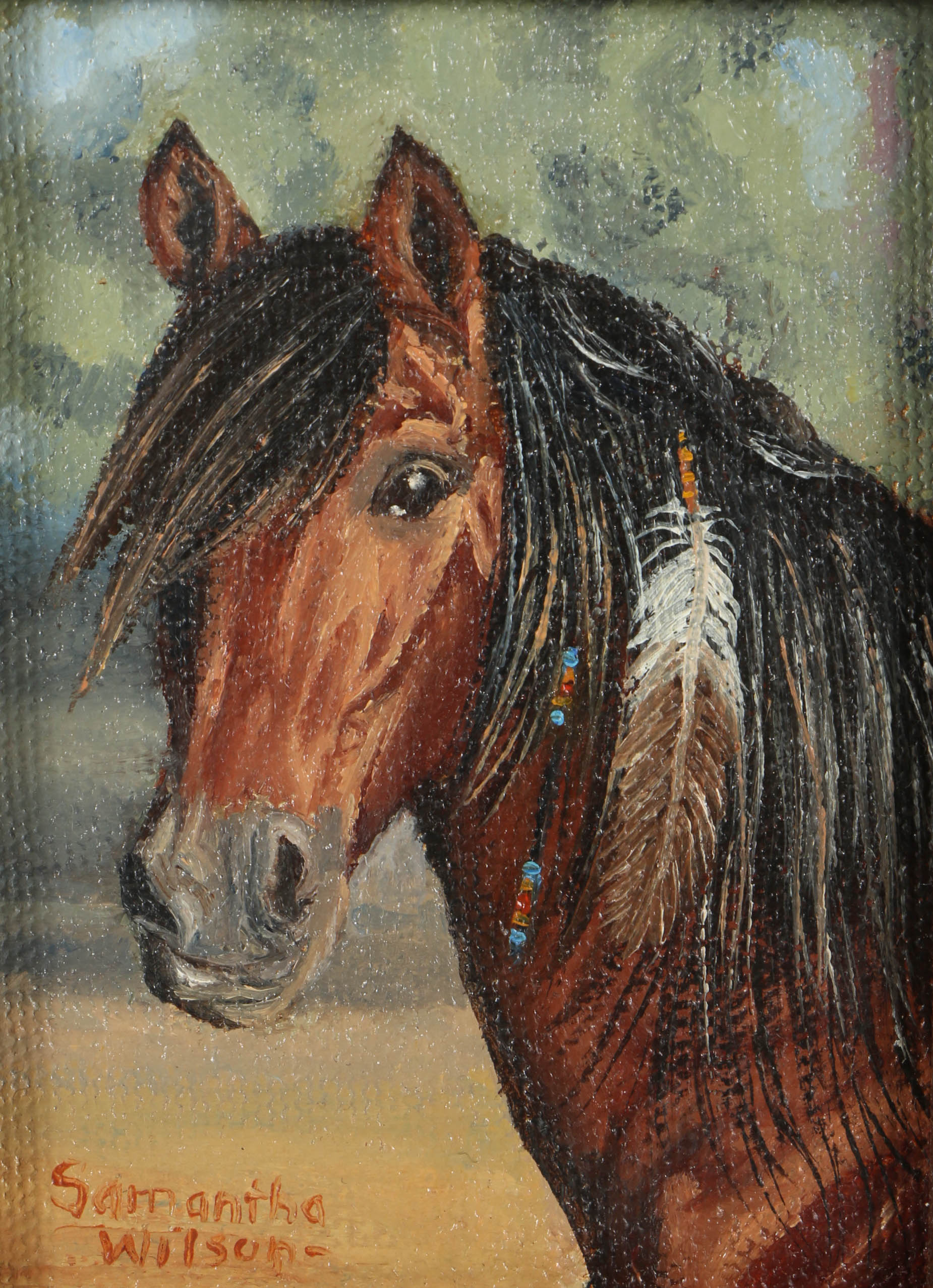 Assortment of Miniature Compositions of Native American Scenes