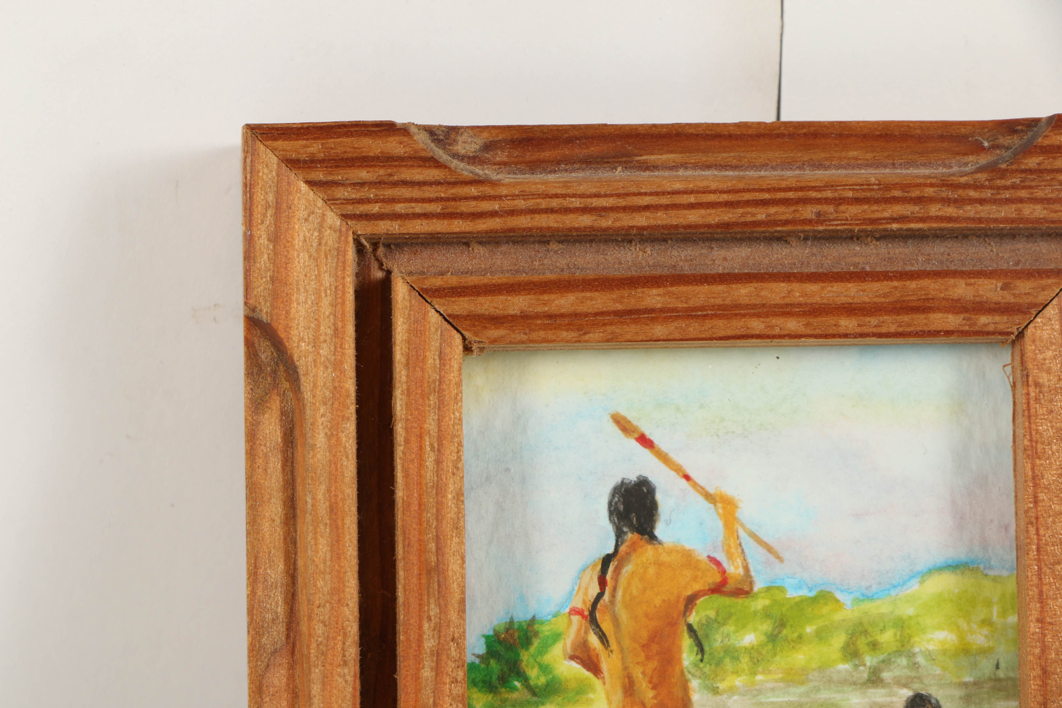 Assortment of Miniature Compositions of Native American Scenes