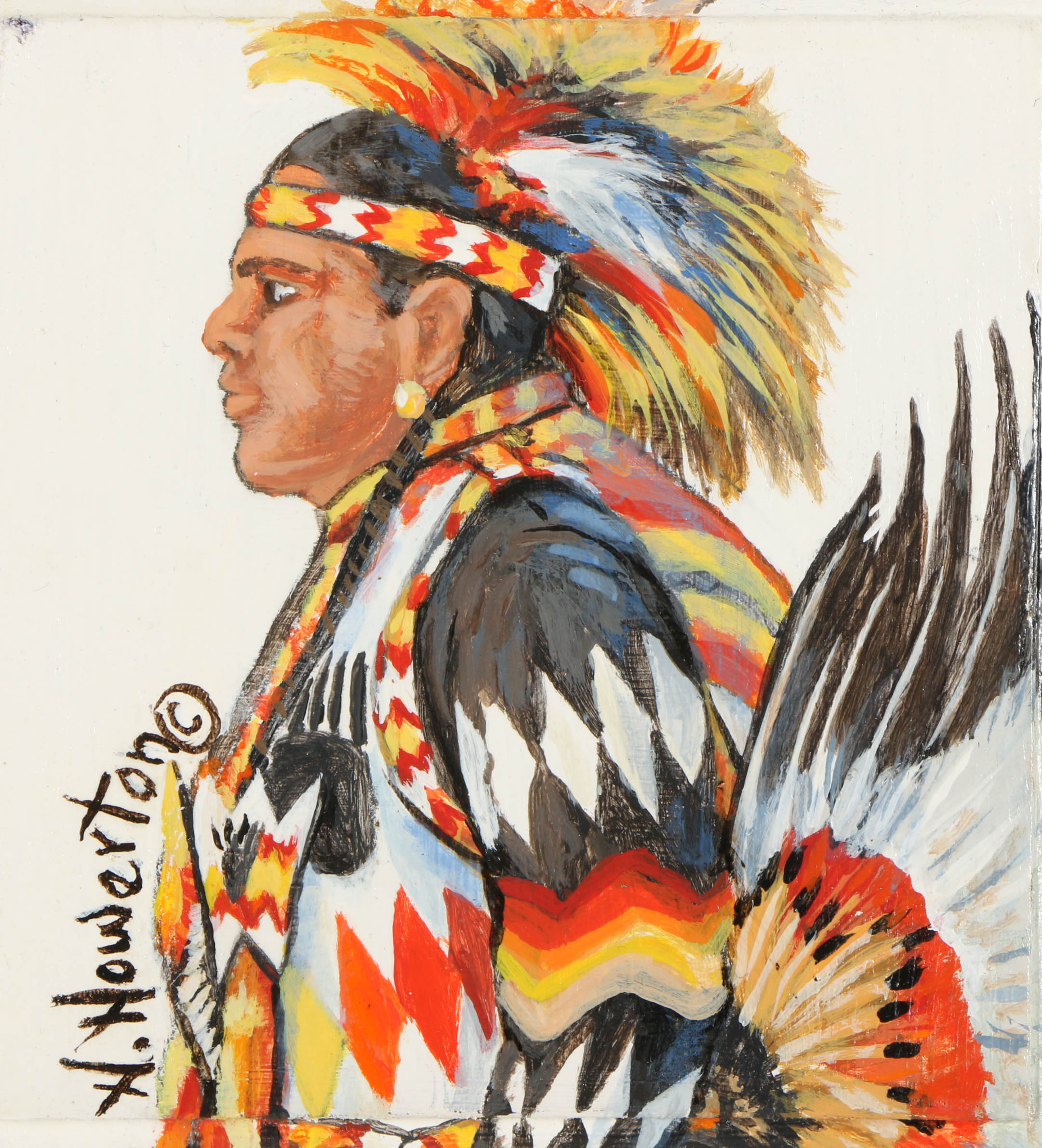 Assortment of Miniature Compositions of Native American Scenes