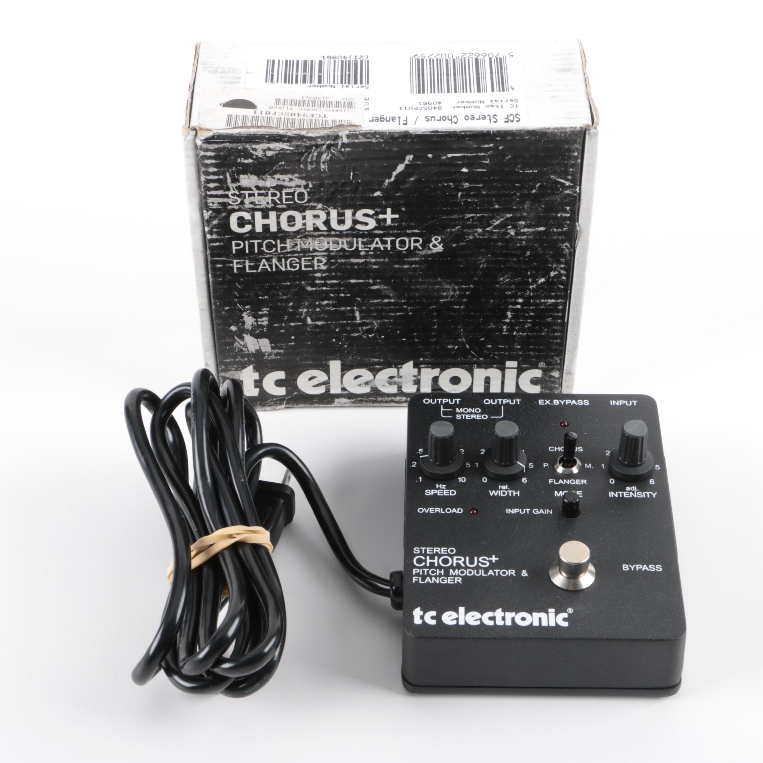 TC Electronic Stereo Chorus, Pitch Modulator, and Flanger