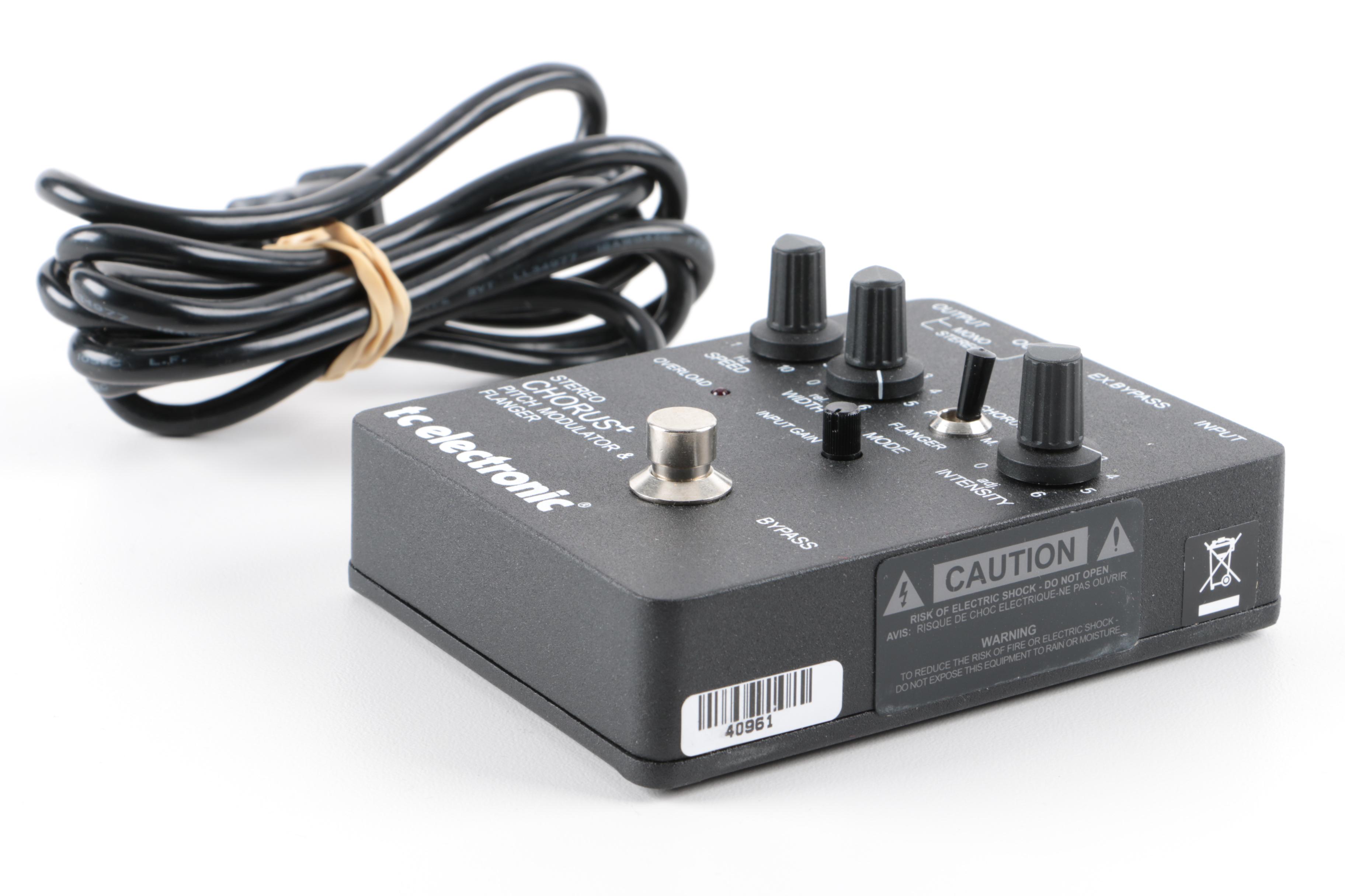 TC Electronic Stereo Chorus, Pitch Modulator, and Flanger