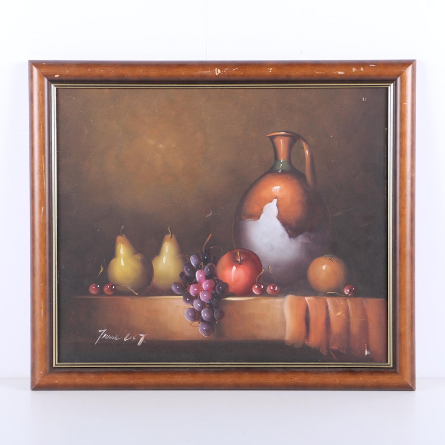 Oil Painting on Canvas of a Still Life