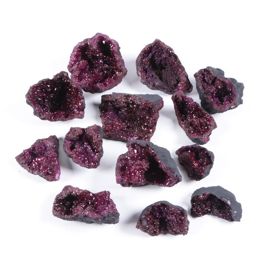 PRIORITY-Dyed Quartz Crystal Clusters