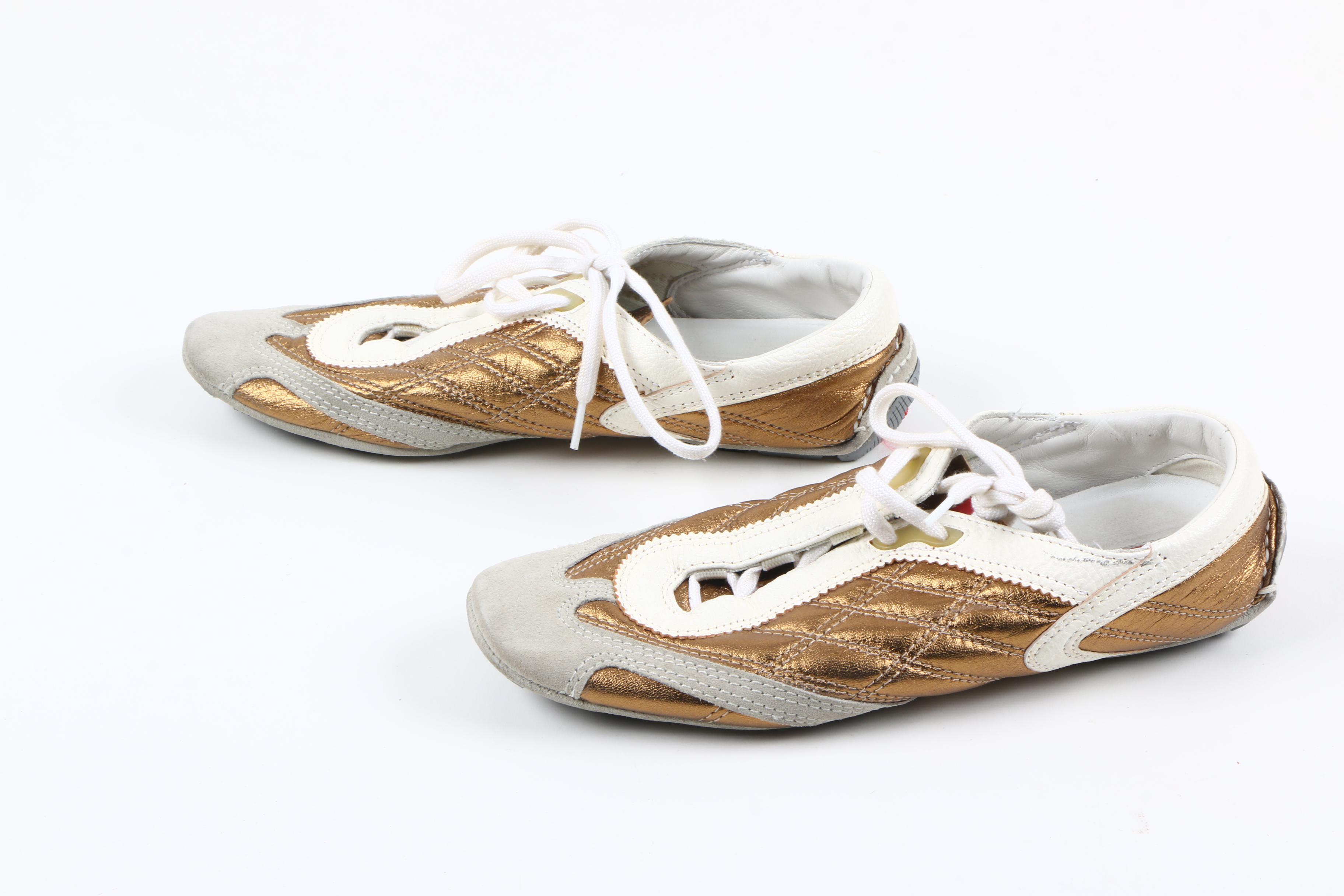 Women's Prada Leather Walking Sneakers