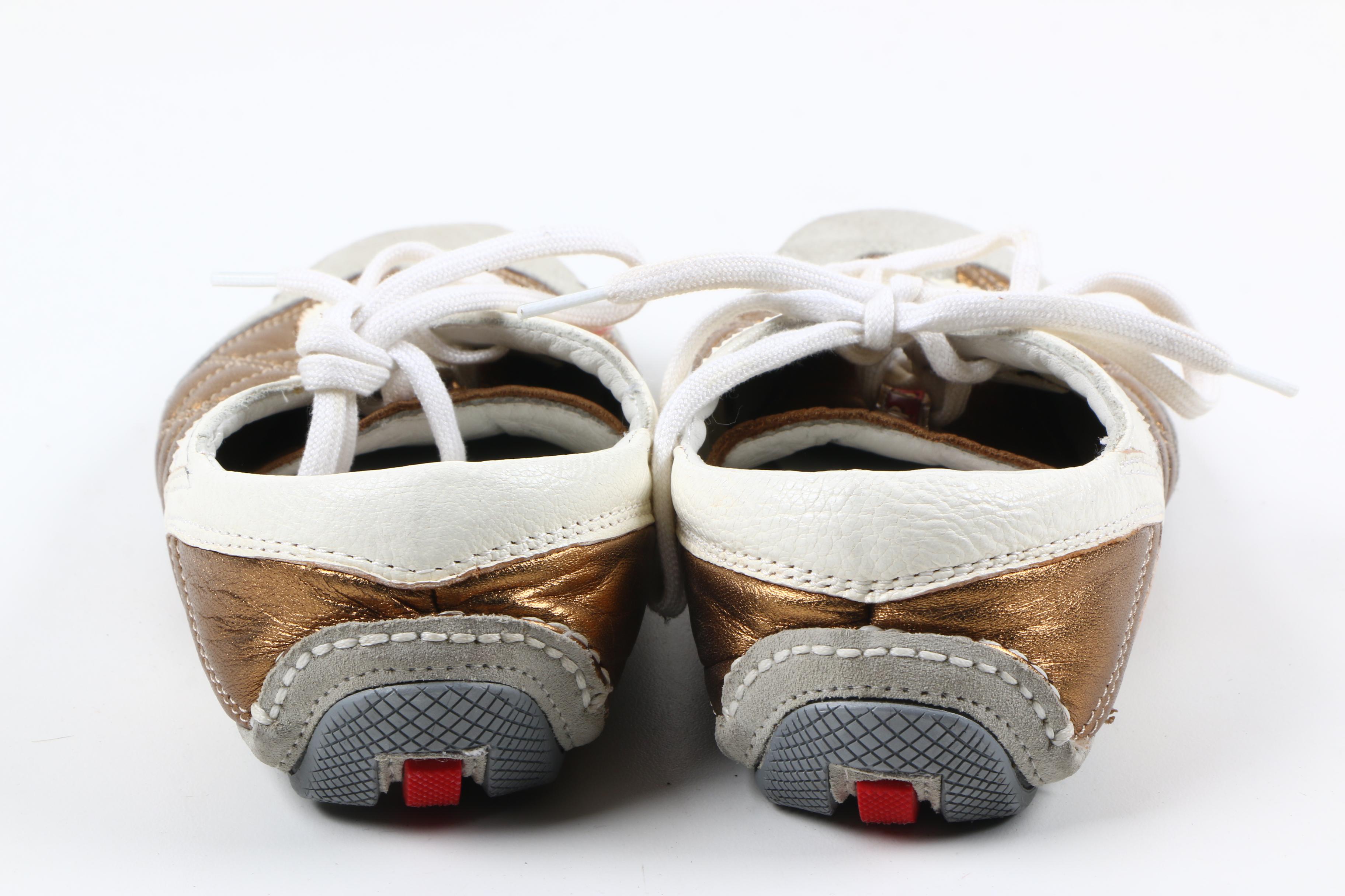 Women's Prada Leather Walking Sneakers