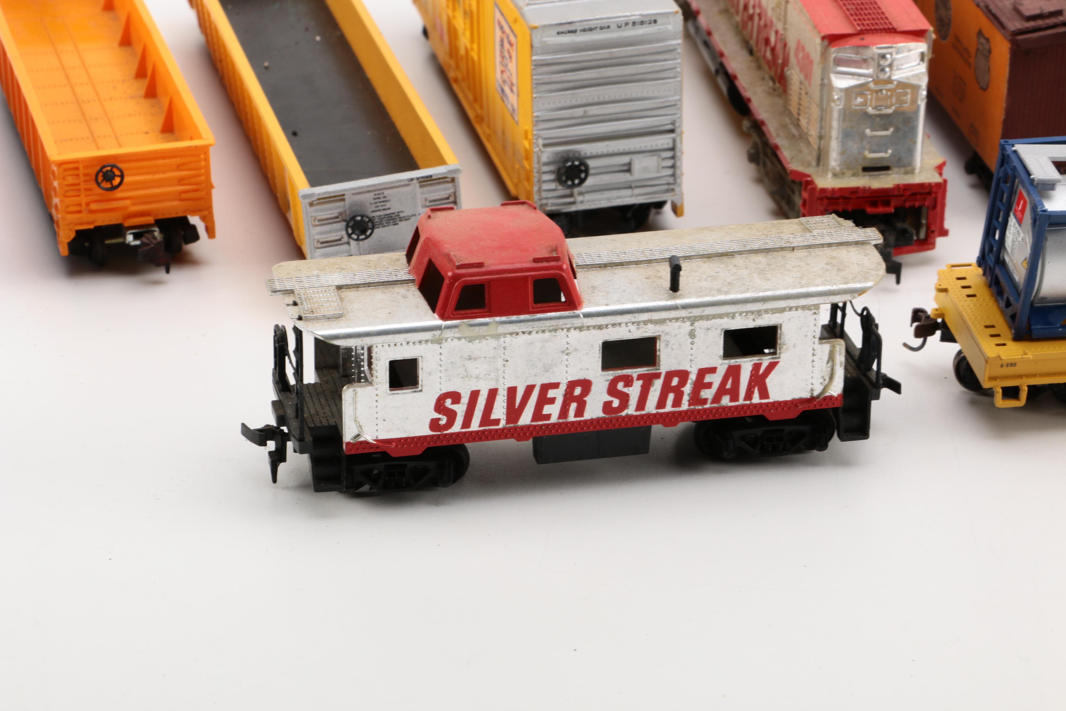 Assorted HO Scale Train Cars Including Tyco