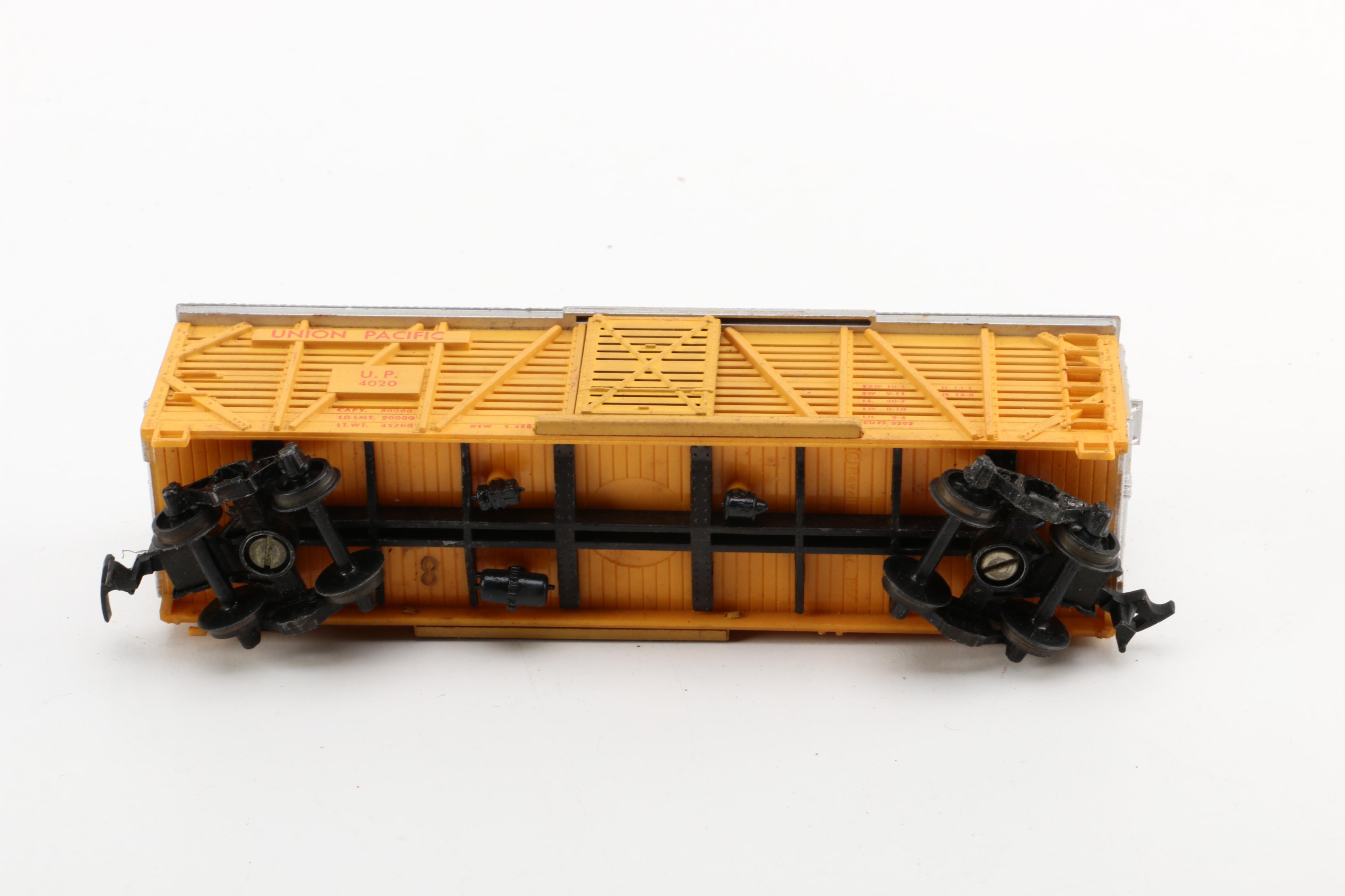 Assorted HO Scale Train Cars Including Tyco