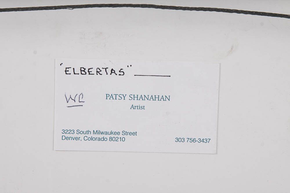 Patsy Shanahan Original Watercolor Still Life Painting "Elbertas"