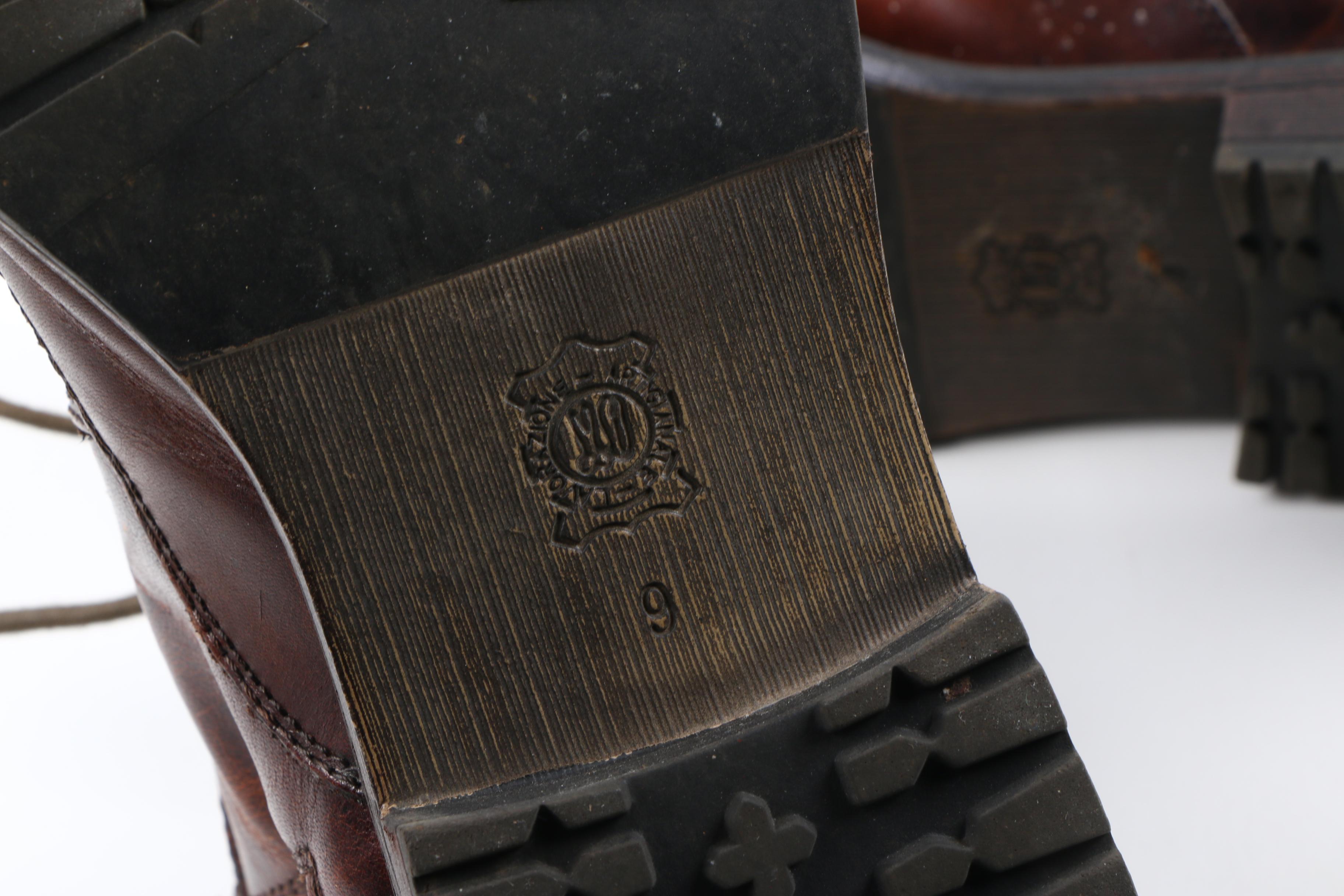 Men's Aston Grey Leather Boots