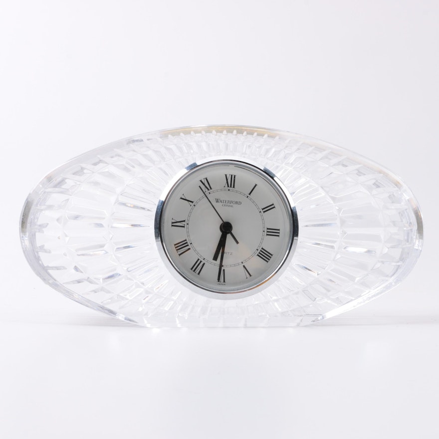 Waterford Crystal Oval Quartz Clock