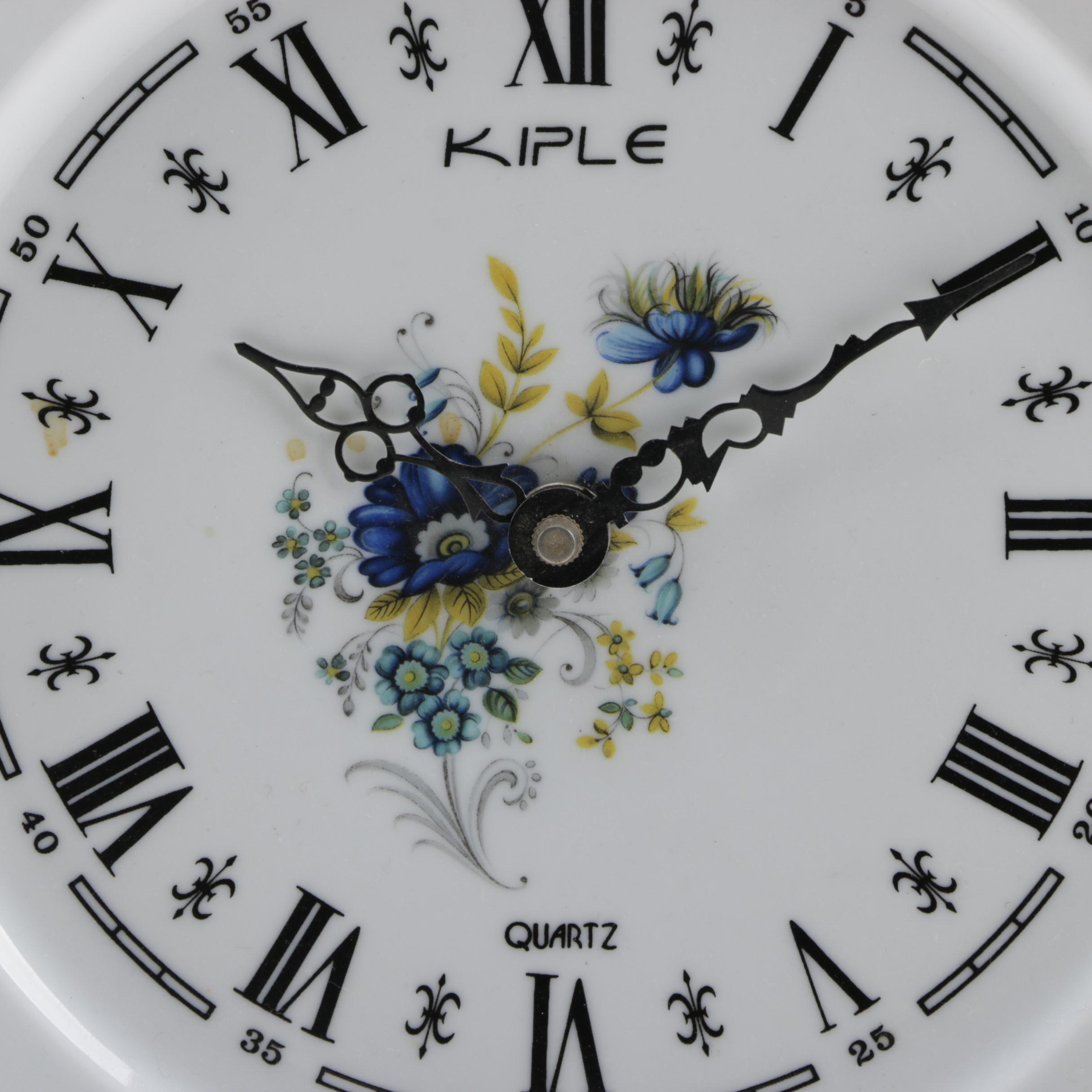 Porcelain Plate Wall Clock