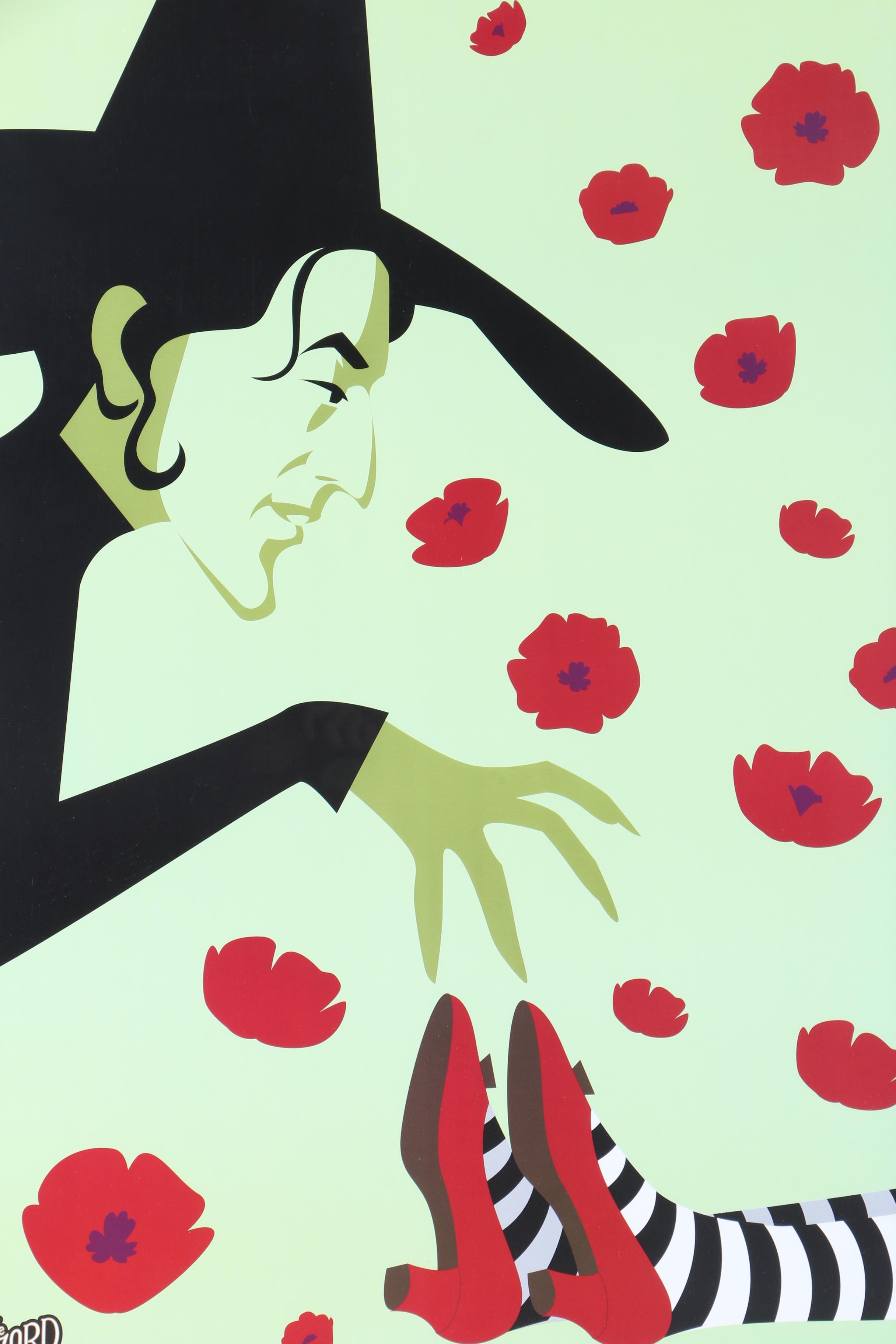 Offset Lithograph Movie Poster "The Wizard of Oz"