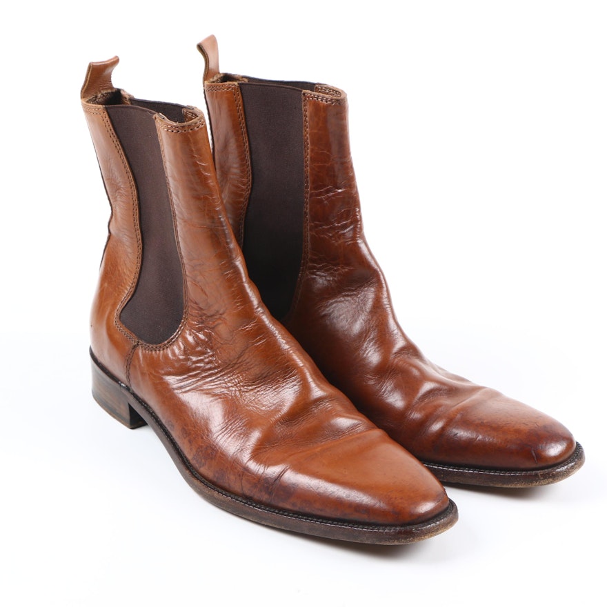 Ralph Lauren Brown Leather Boots