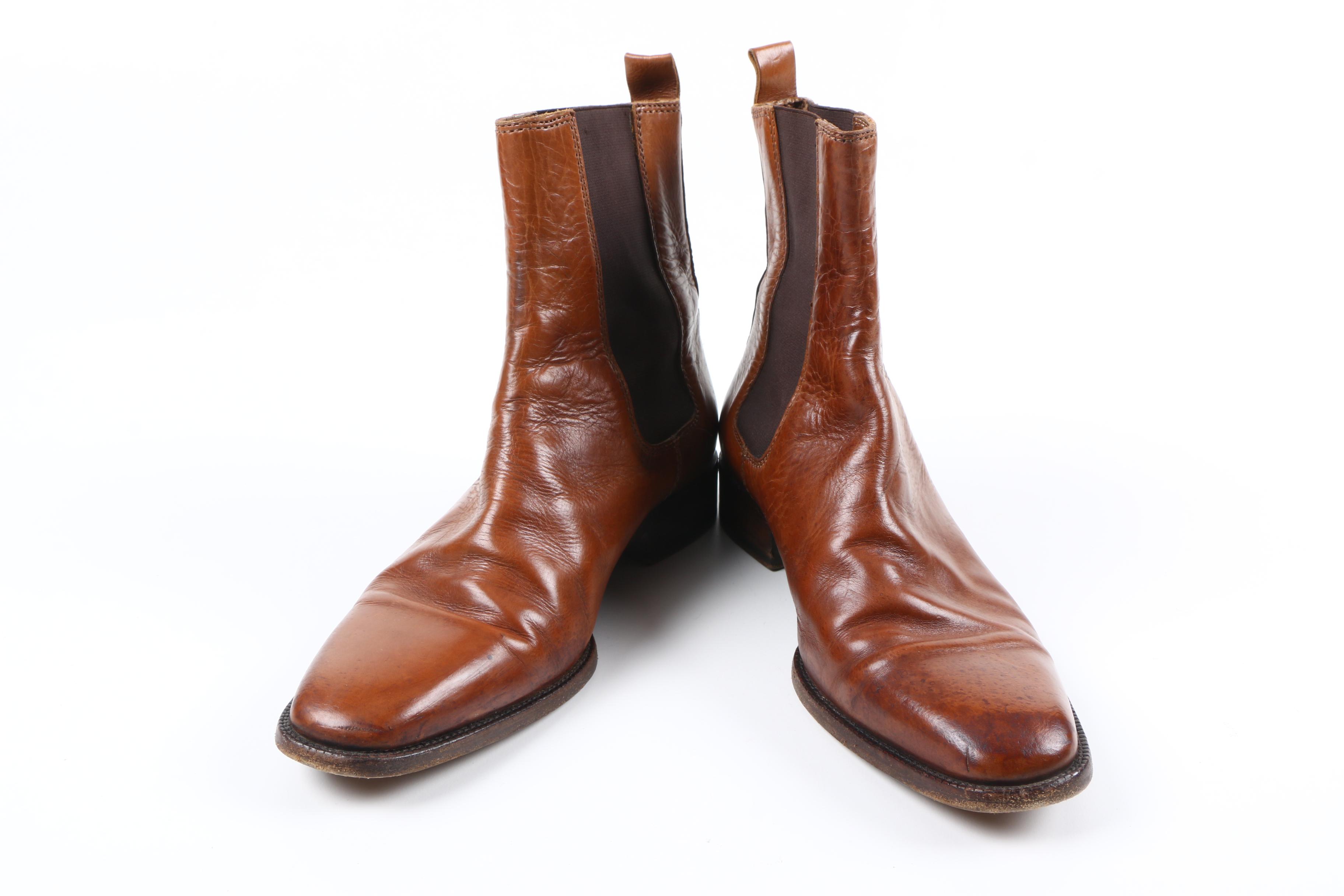 Ralph Lauren Brown Leather Boots