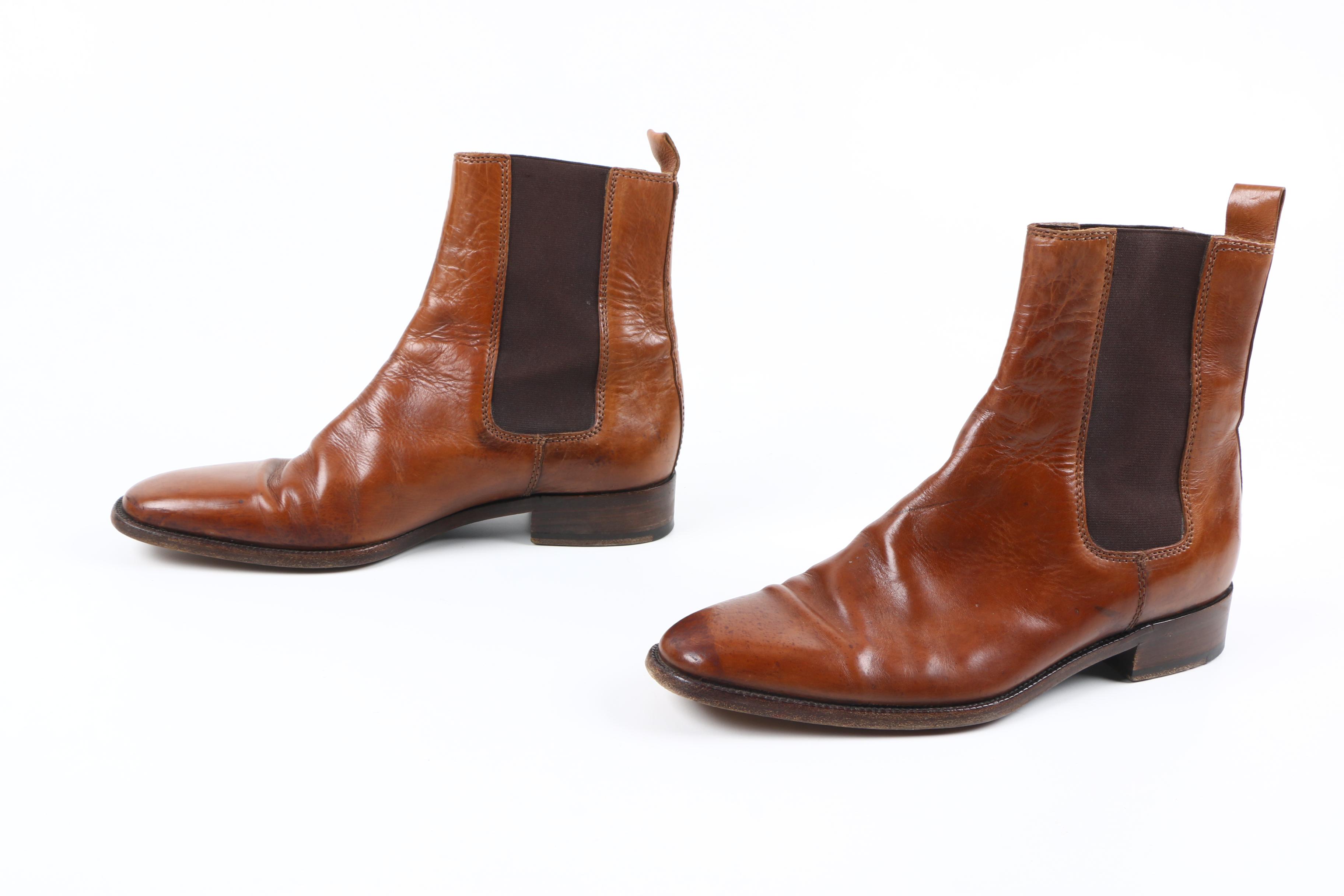 Ralph Lauren Brown Leather Boots