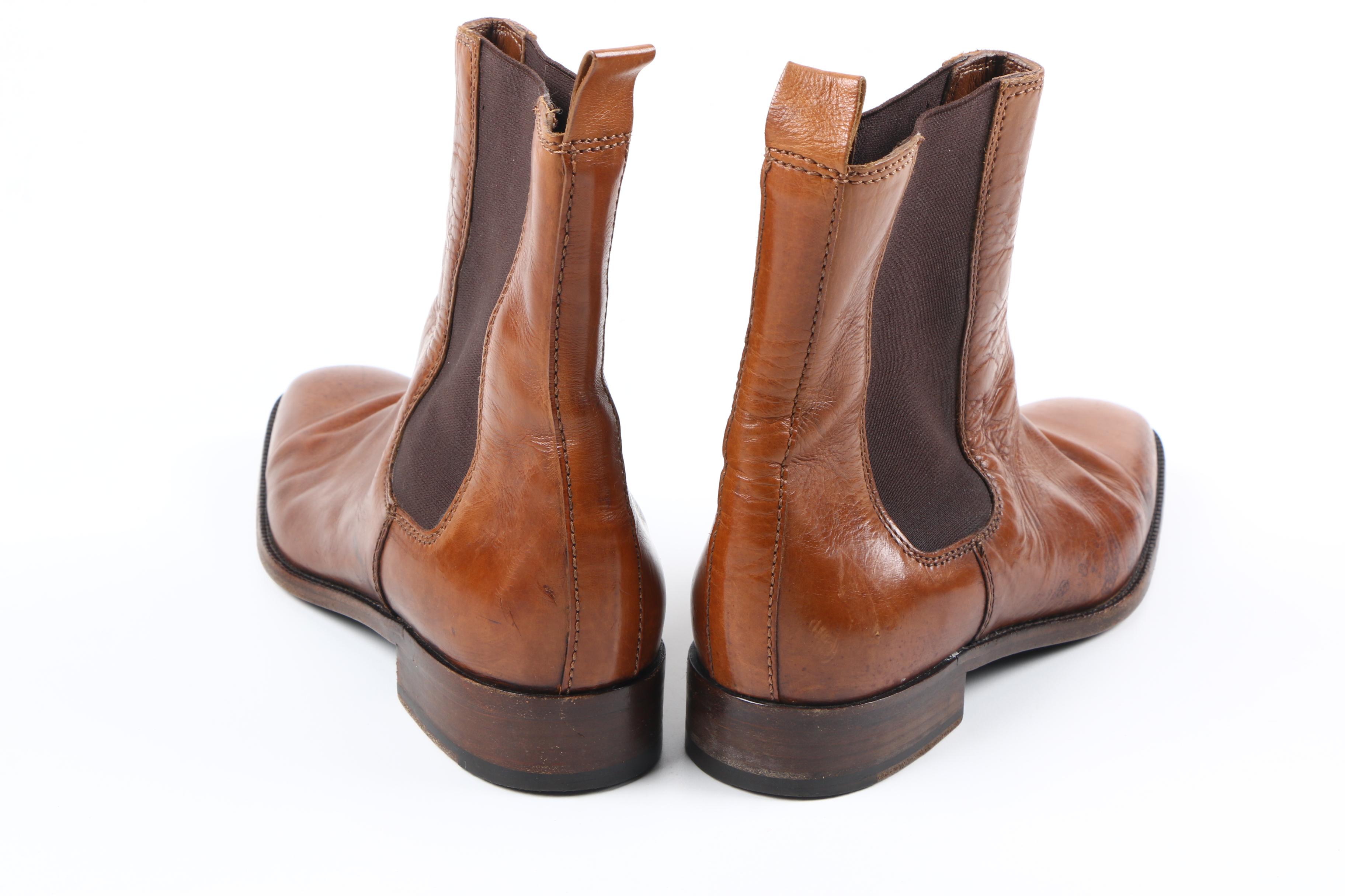Ralph Lauren Brown Leather Boots