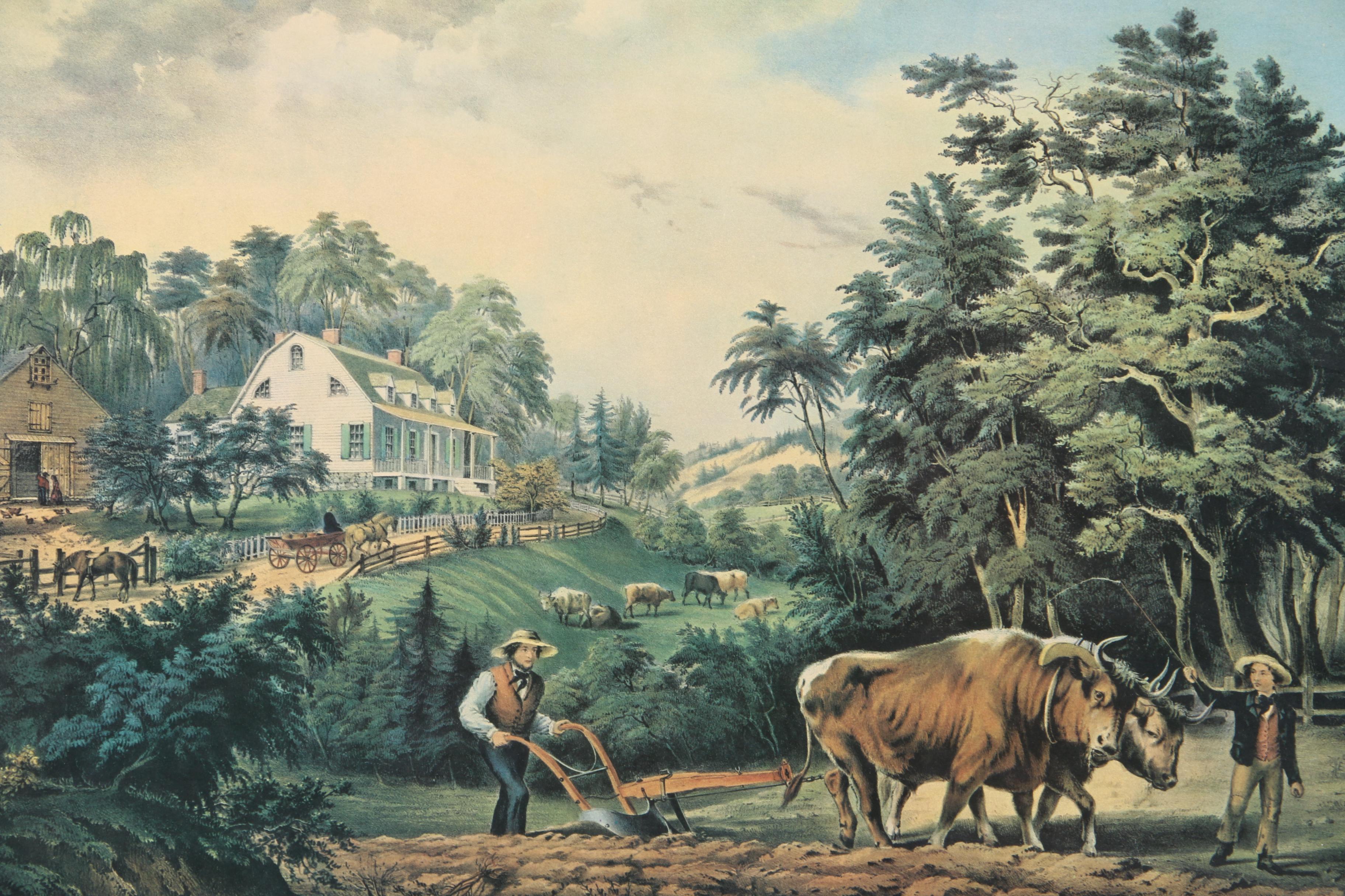 Offset Lithograph "American Farm Scenes No. 1"