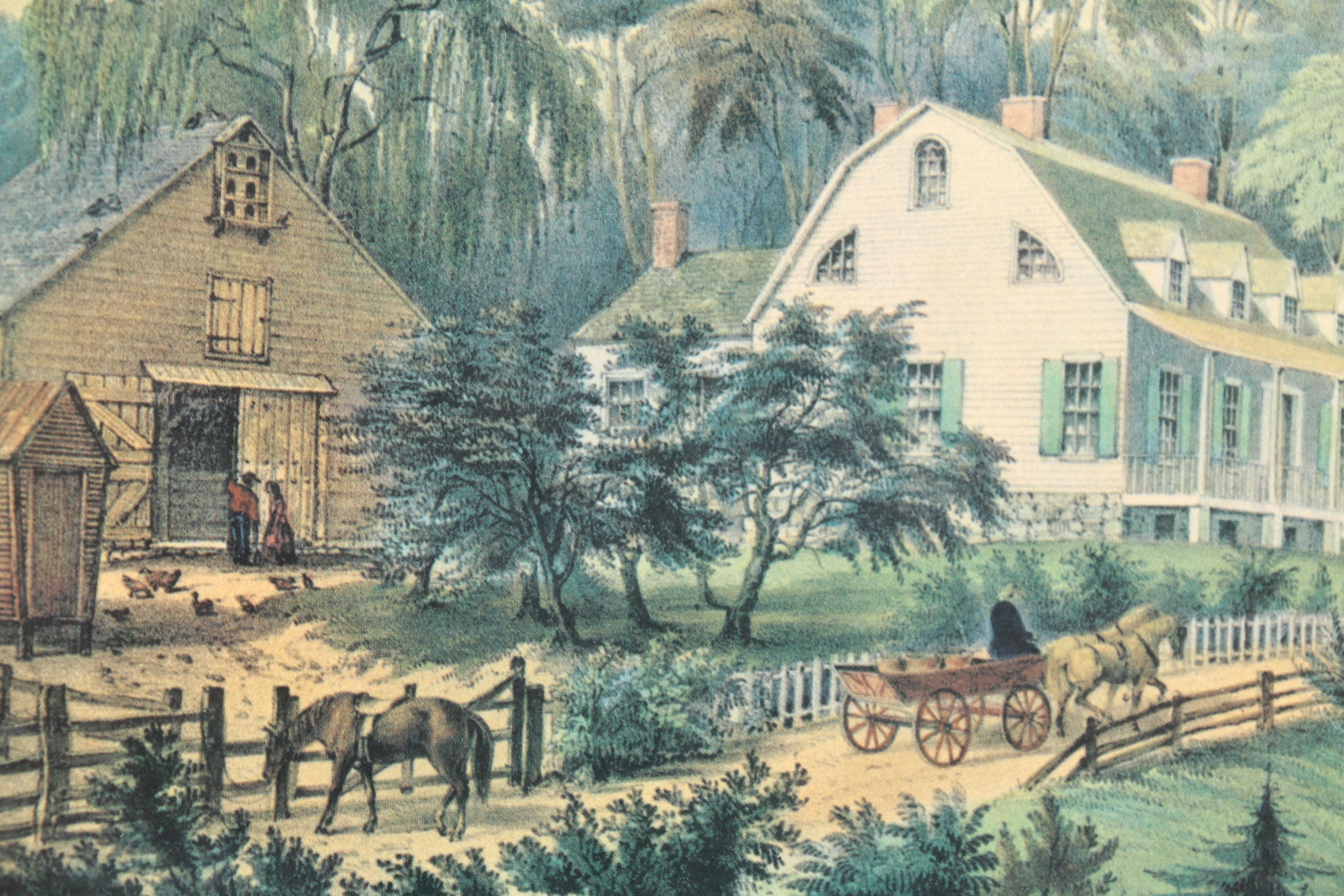 Offset Lithograph "American Farm Scenes No. 1"