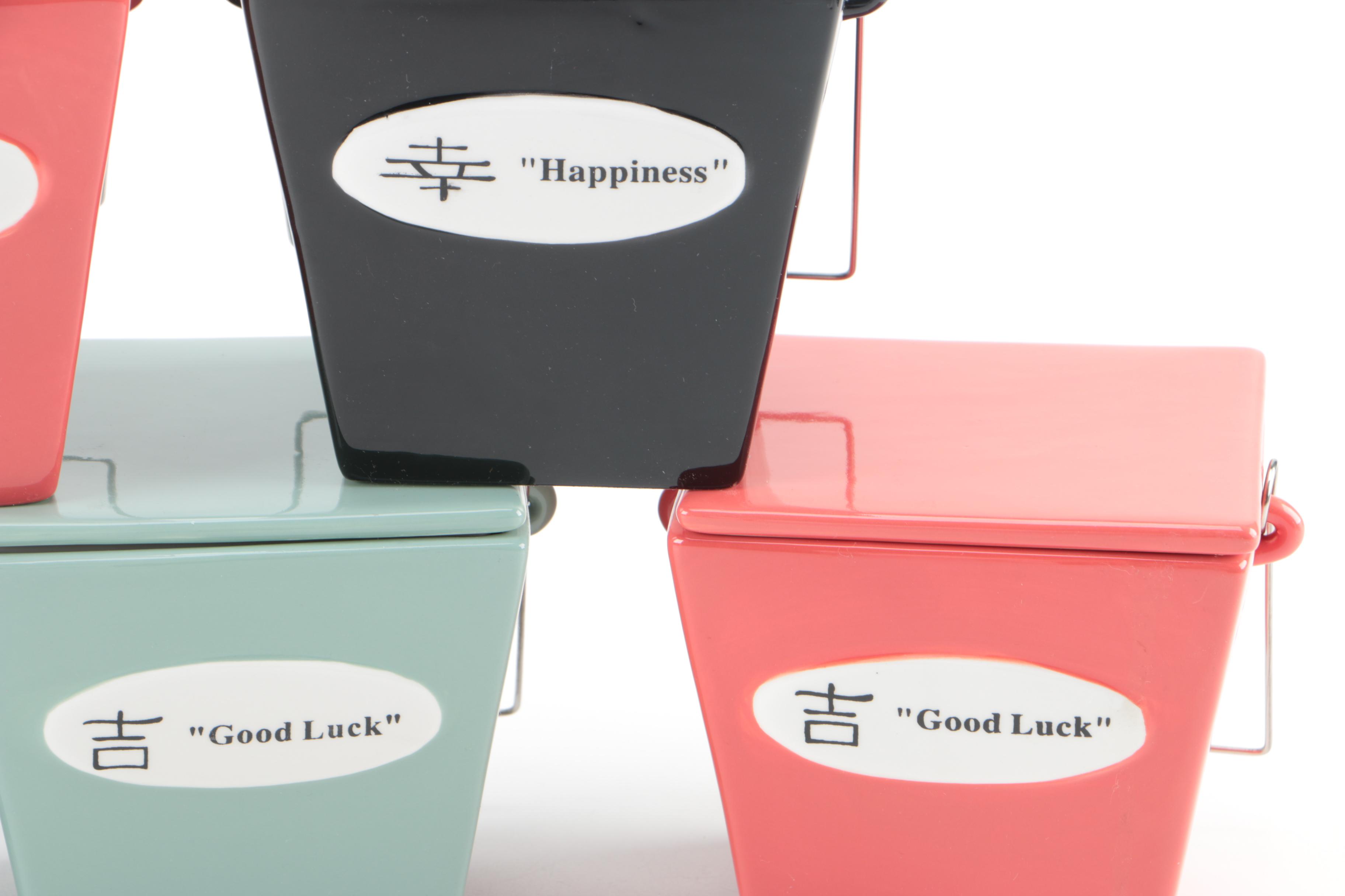 WCL Ceramic Take Out Box Containers