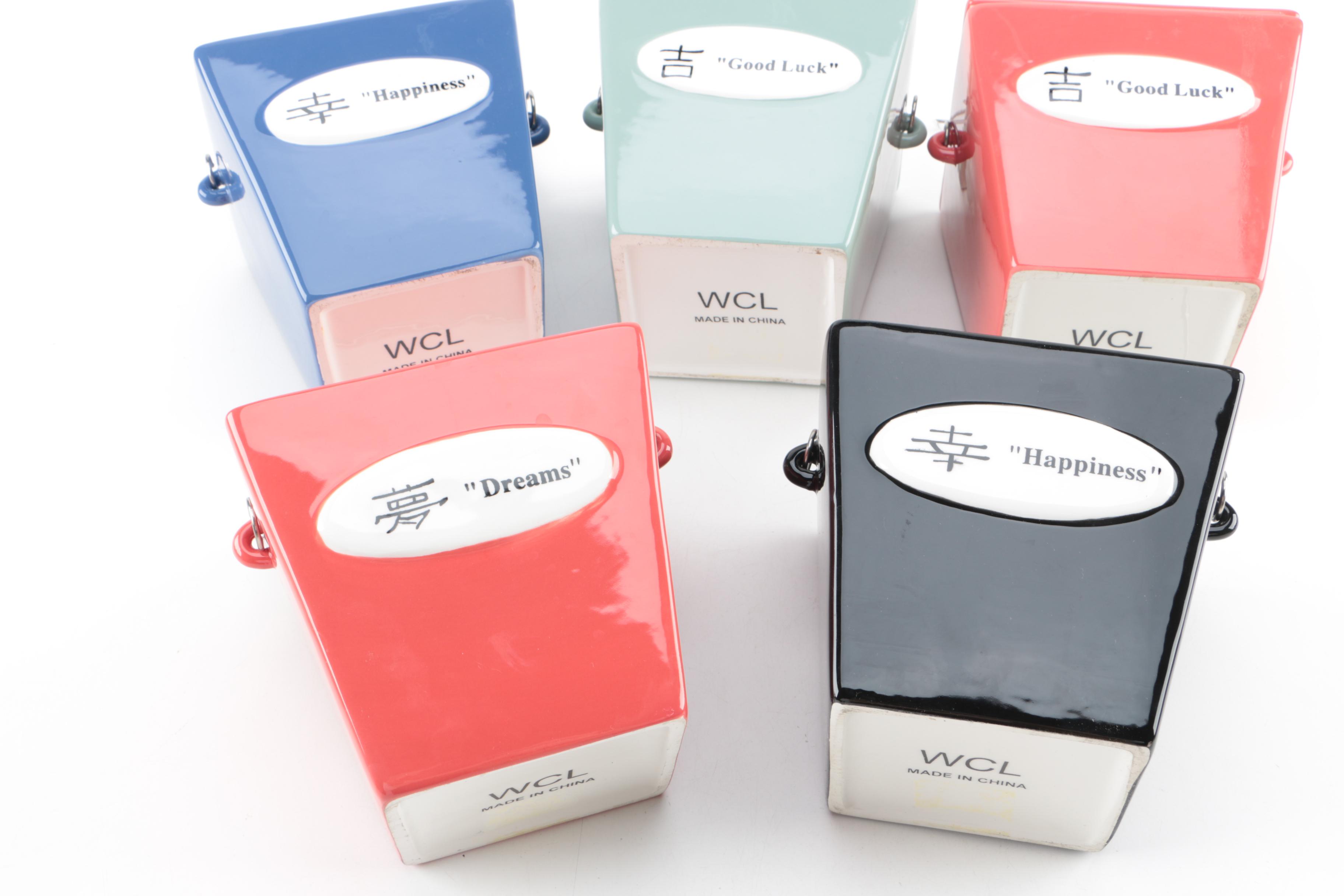 WCL Ceramic Take Out Box Containers