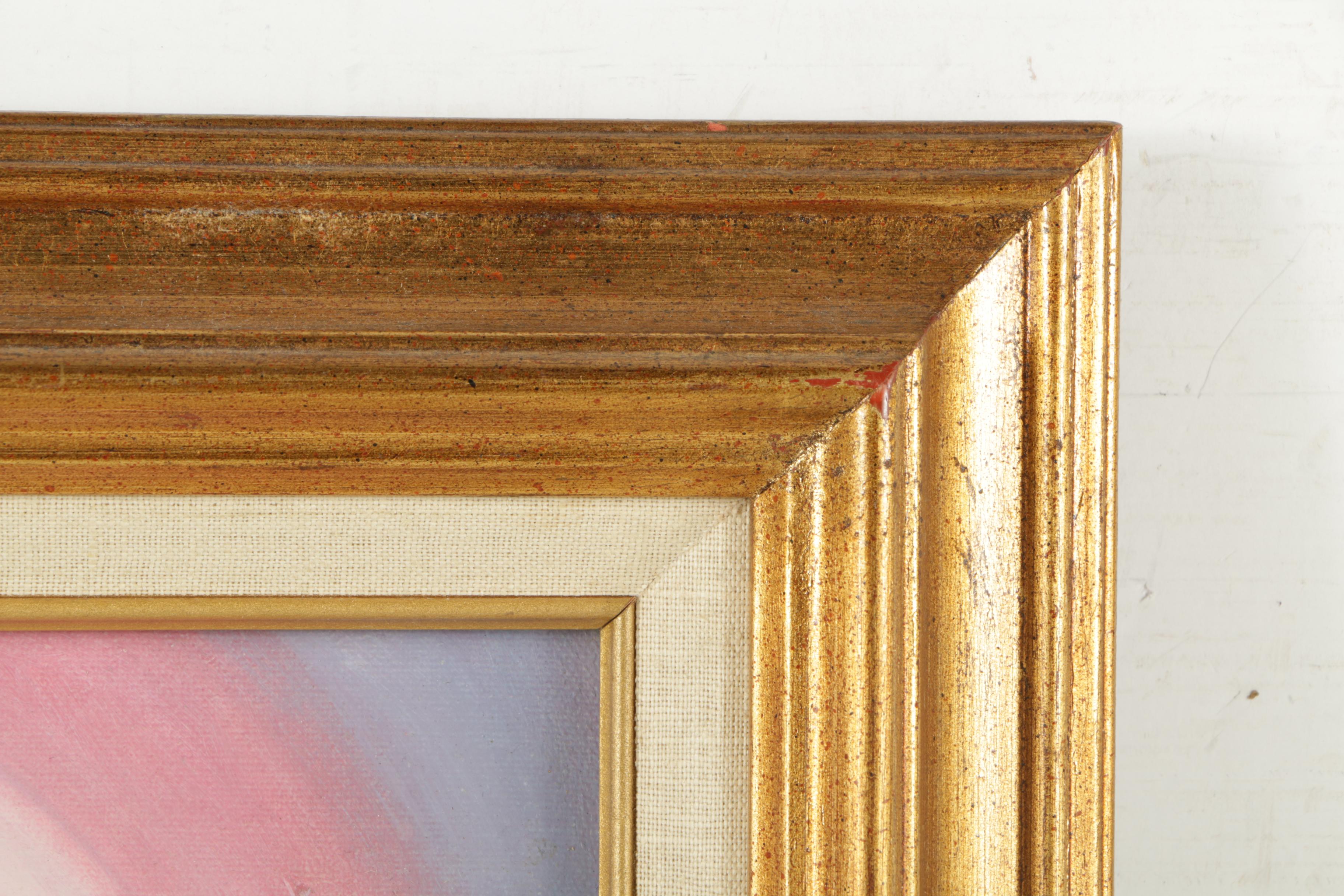 Oil Painting on Canvas Depicting Mary Mother of Jesus