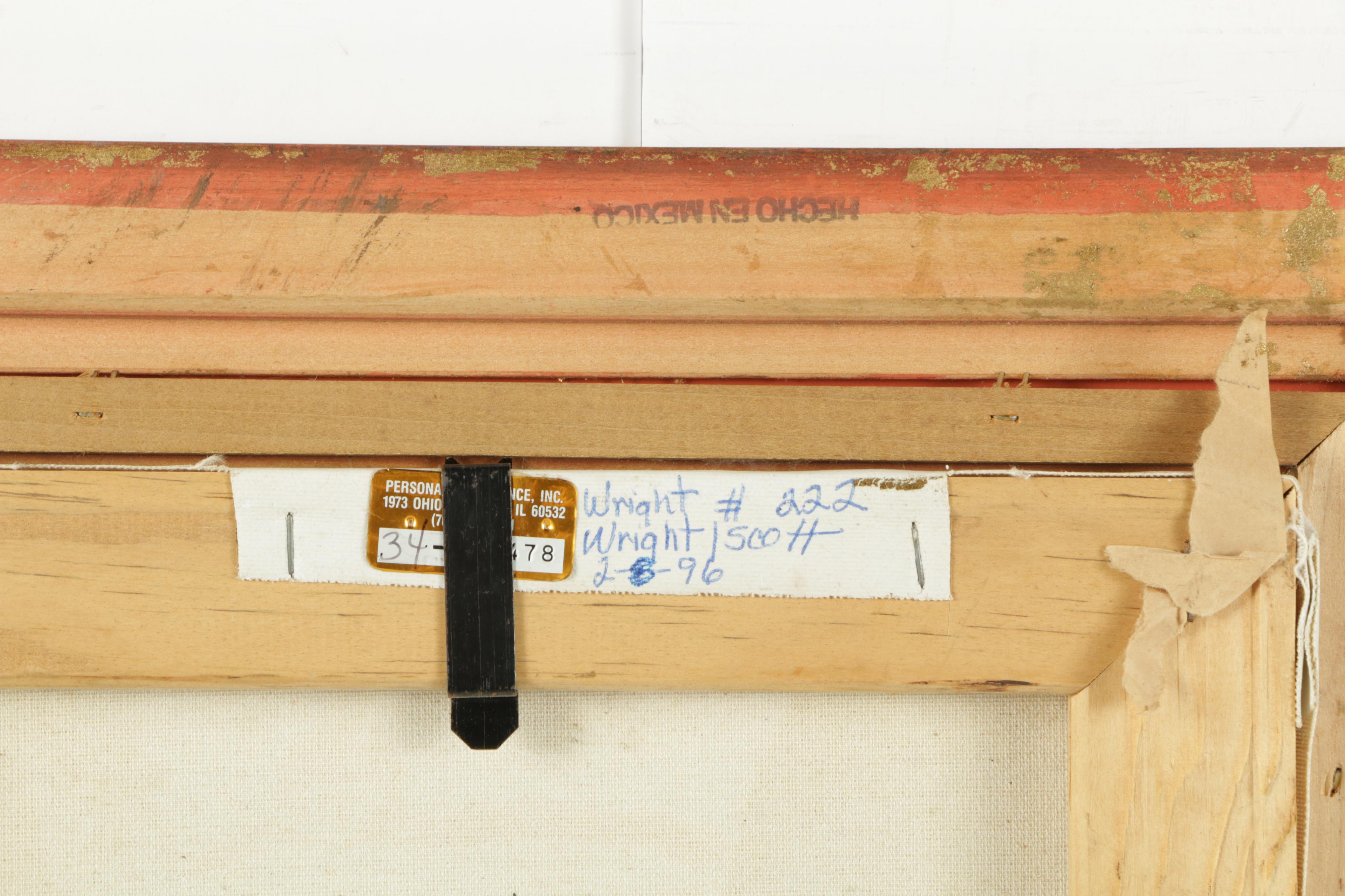 Oil Painting on Canvas Depicting Mary Mother of Jesus