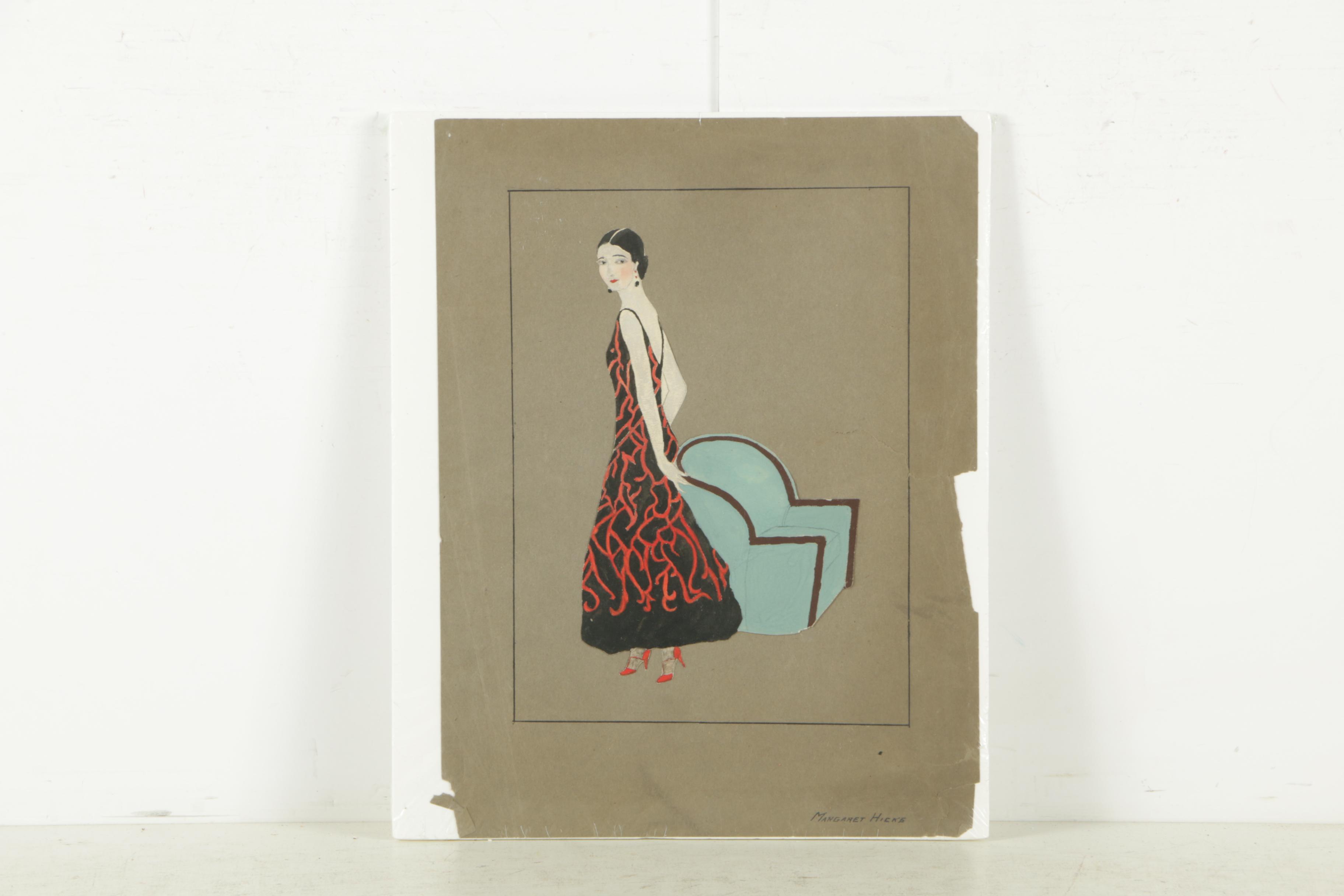 Margarette Hicks Illustrations of Women