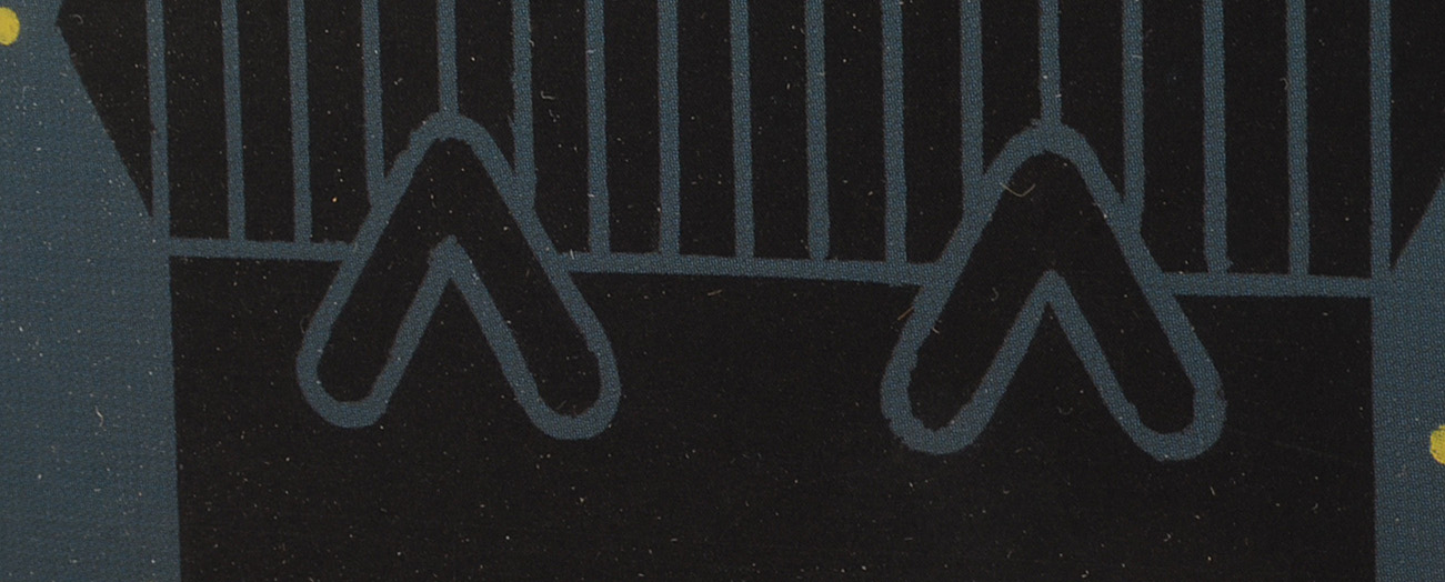 Offset Lithograph after Charley Harper "Omniscient Owls"