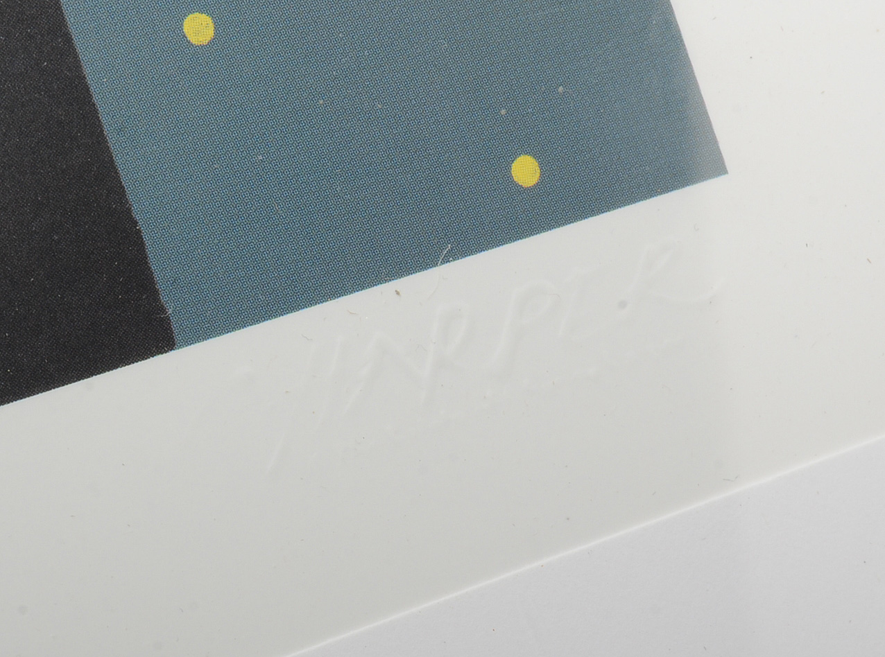 Offset Lithograph after Charley Harper "Omniscient Owls"