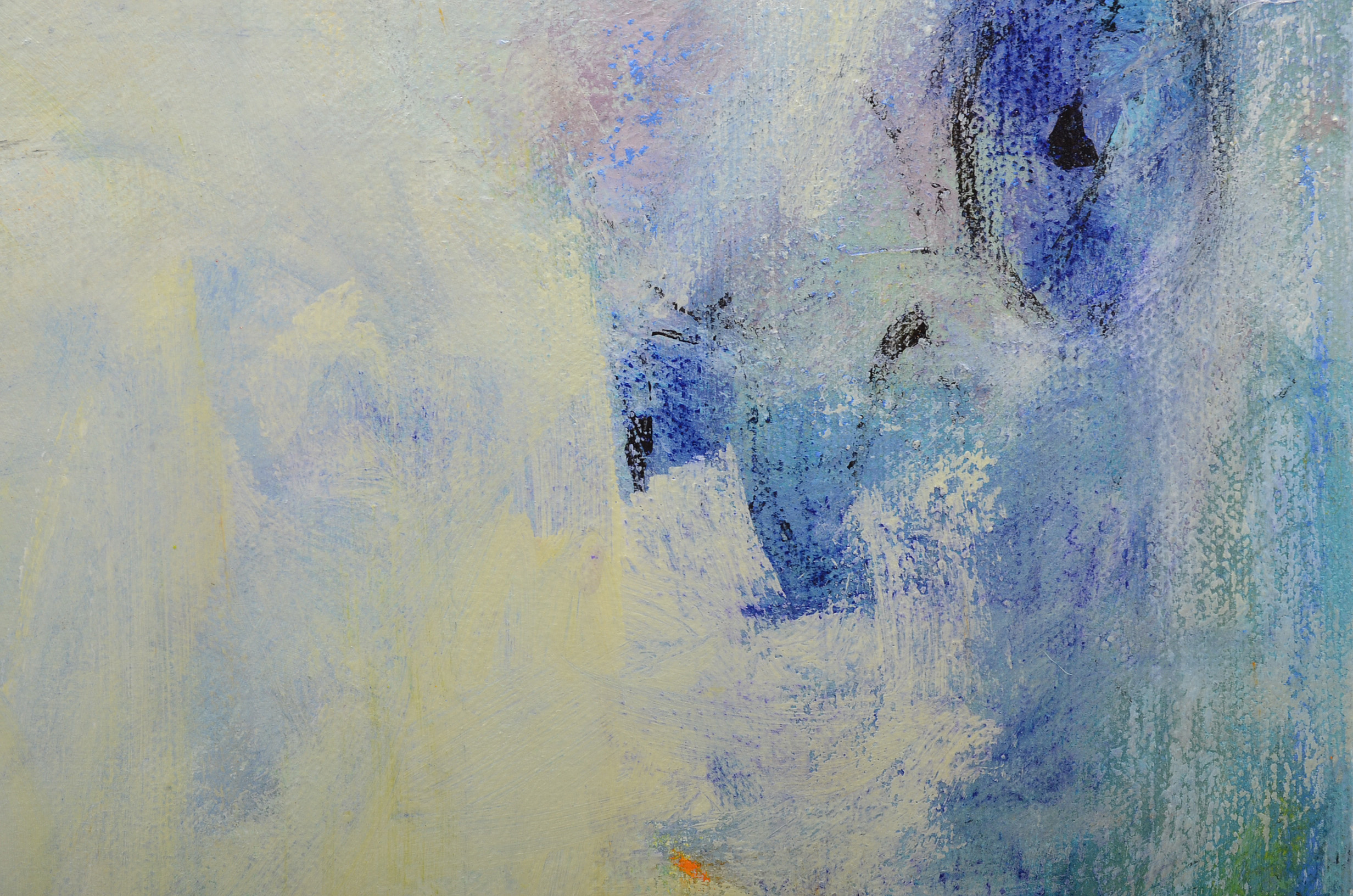 Lisa Schafer Acrylic Painting on Canvas "Water Lilies"