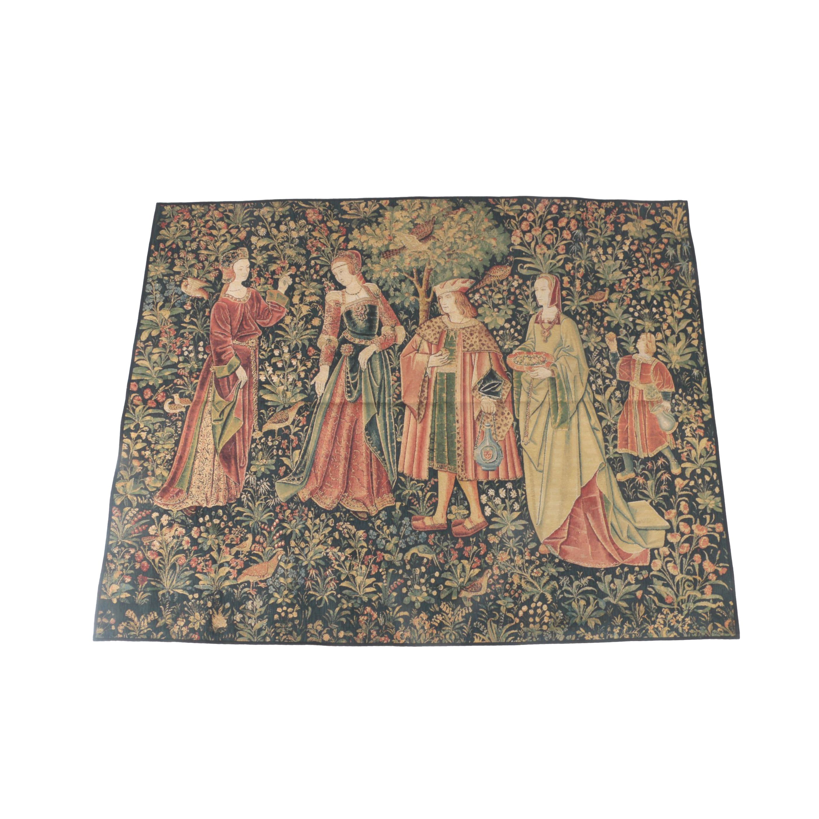 Flemisch Tapestry by Flanders Tapestries "La Promenade"