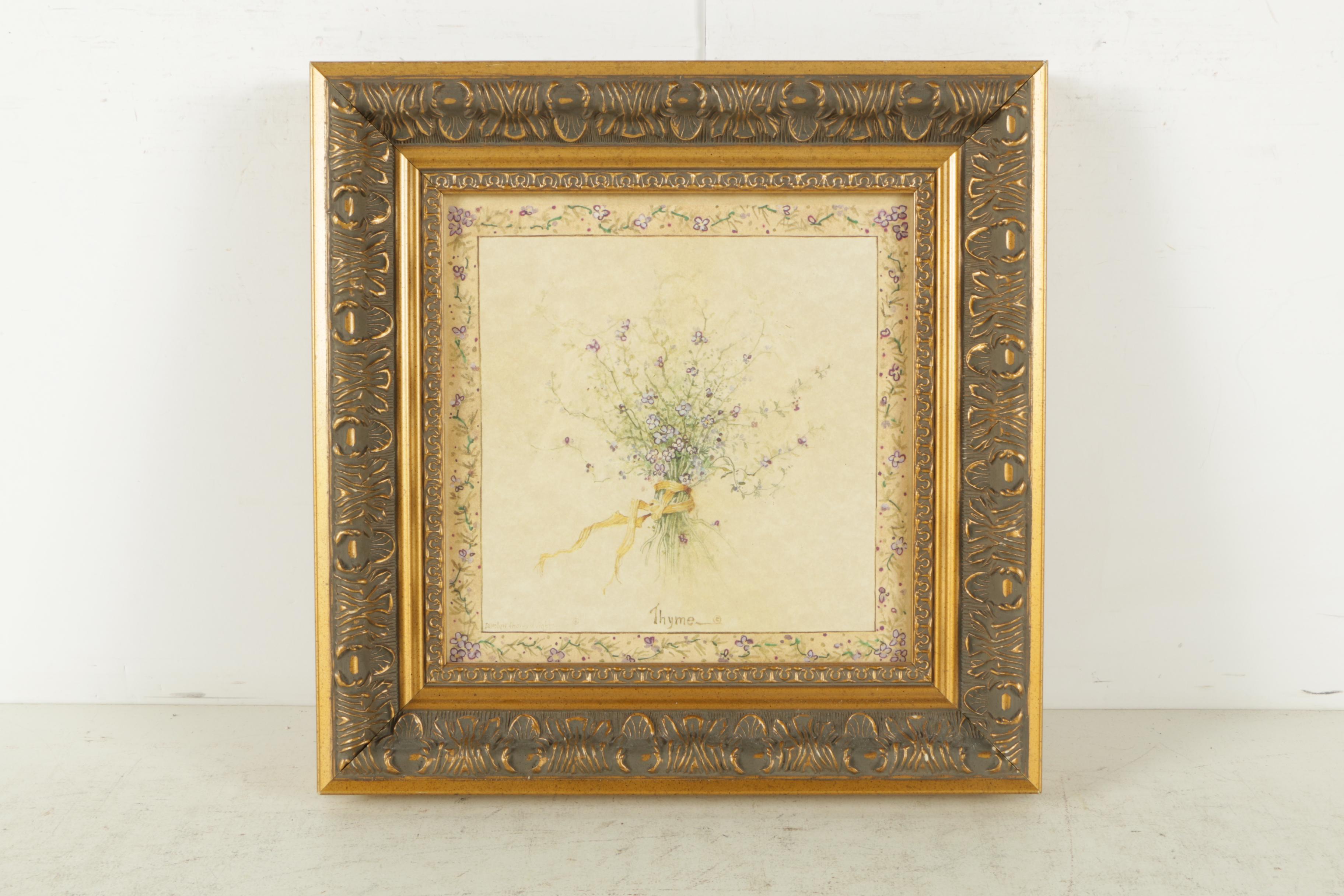 Offset Lithographs on Paper After Carolyn Shores Wright of Herbs