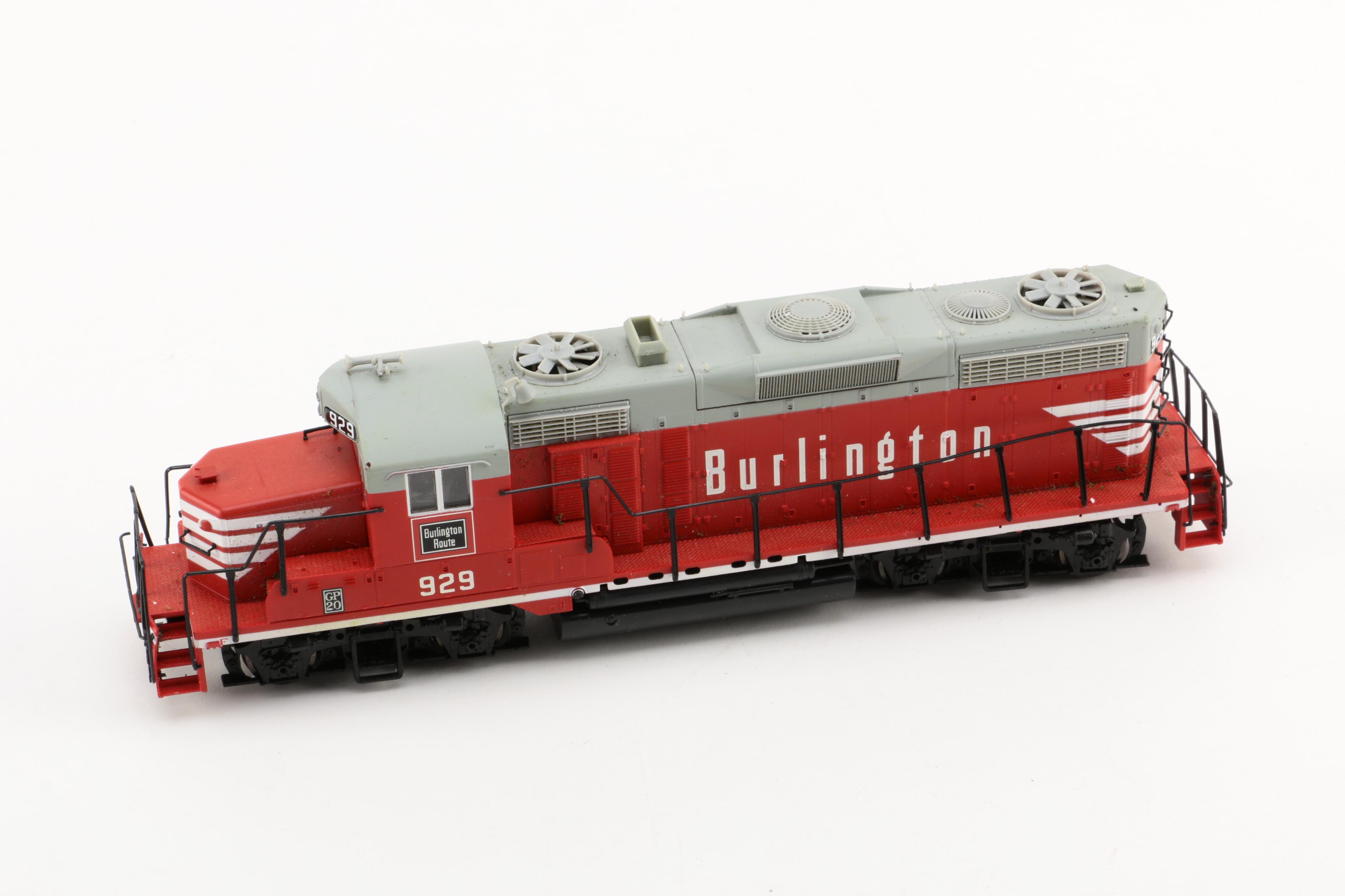 Life-Like Proto 2000 GP20 Burlington Route Locomotive