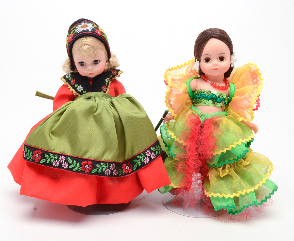 Collection of Madame Alexander Dolls