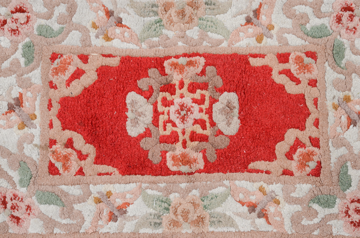 Vintage Chinese Accent Rug