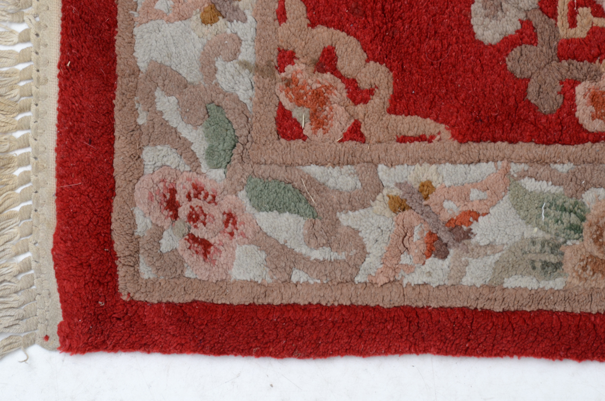 Vintage Chinese Accent Rug