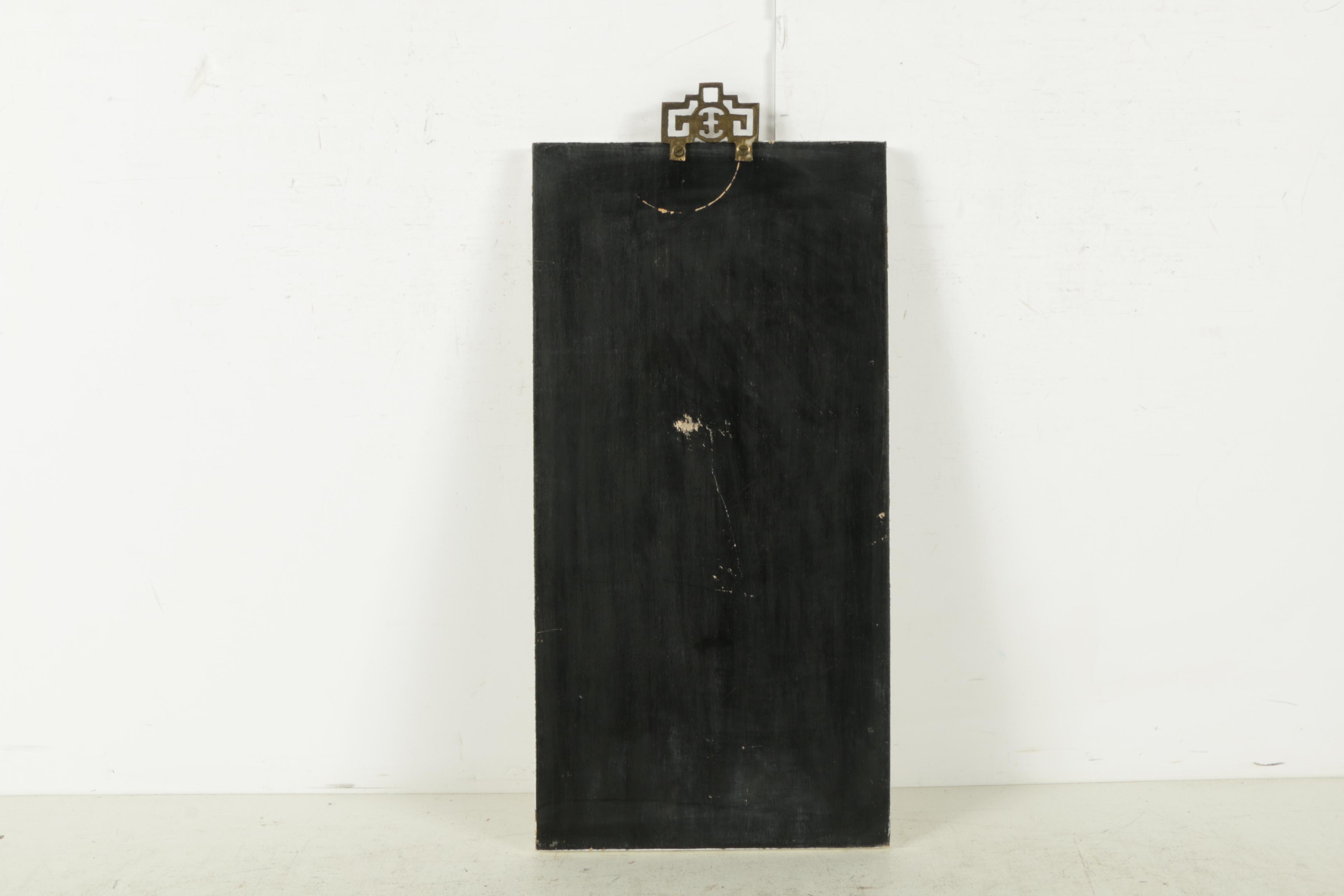 East Asian Style Inlaid Stone Plaques