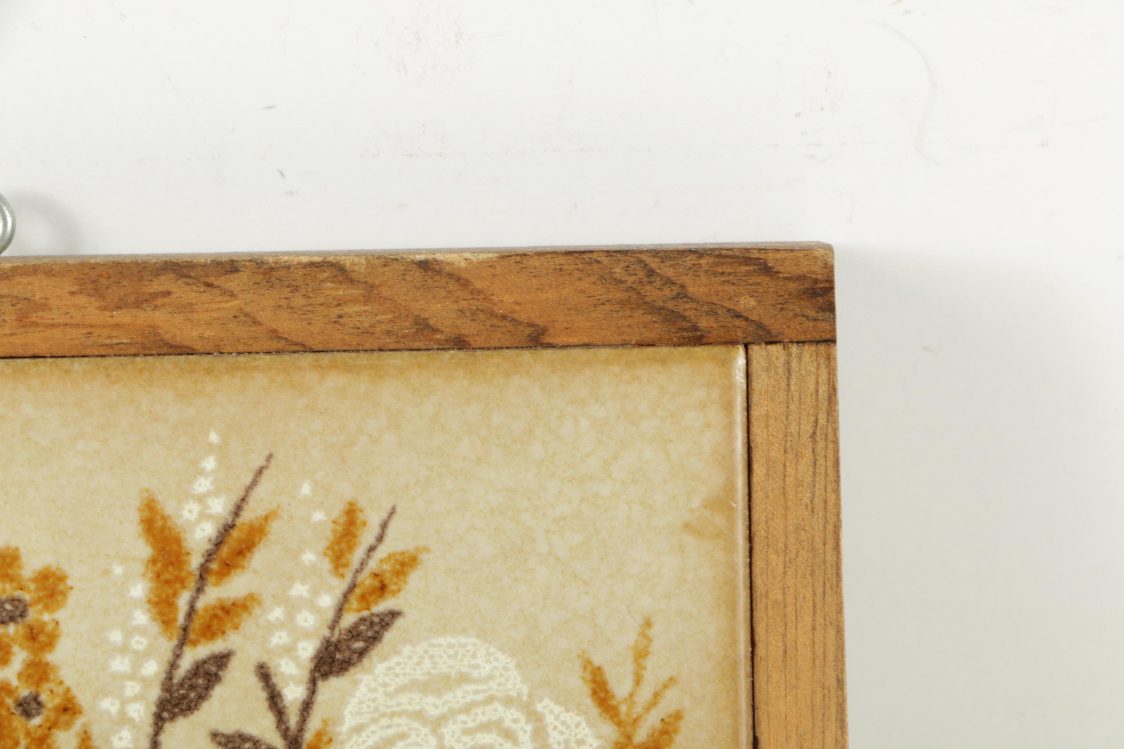 Paintings and Offset Lithograph on Tile