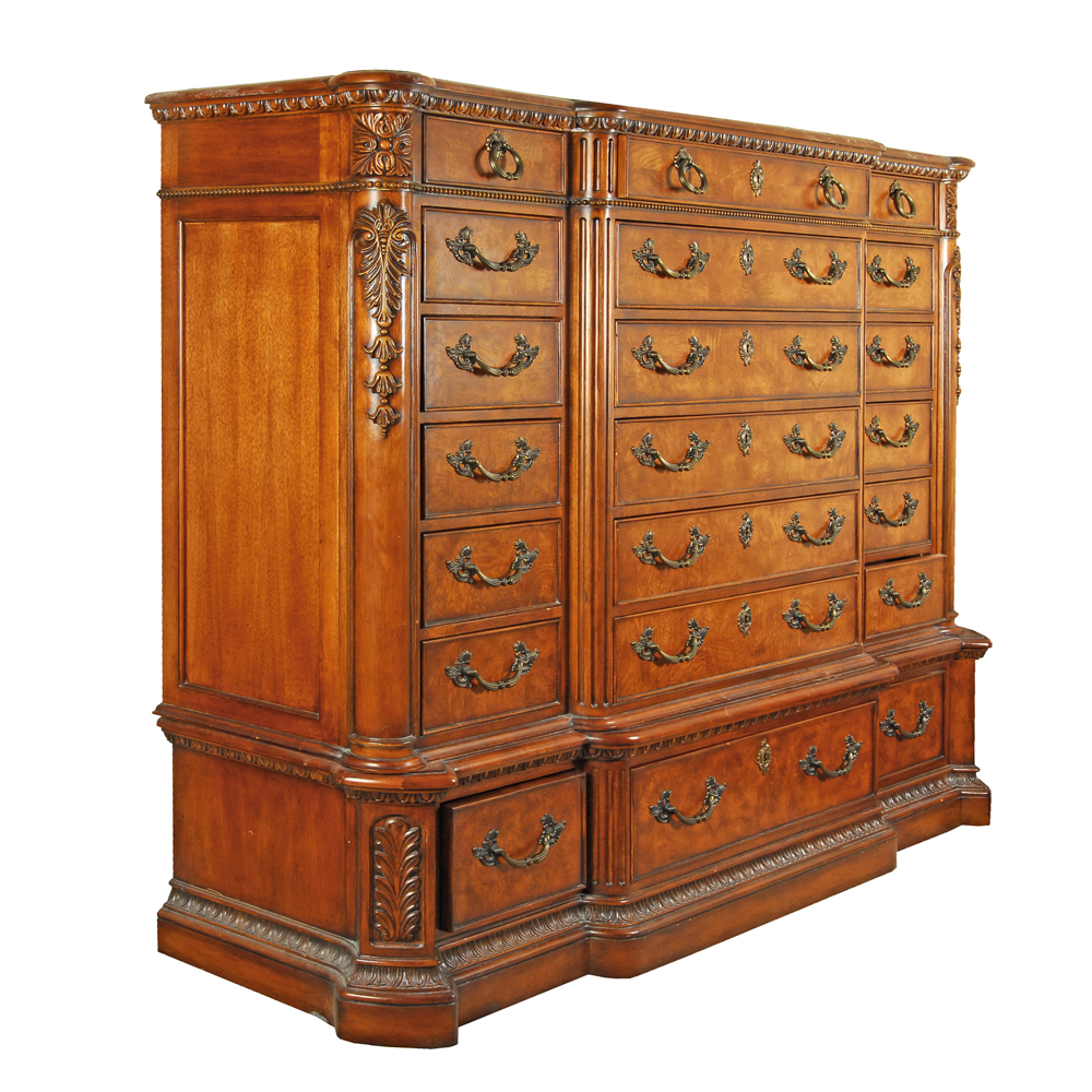 Contemporary Over-Sized Wooden Chest of Drawers