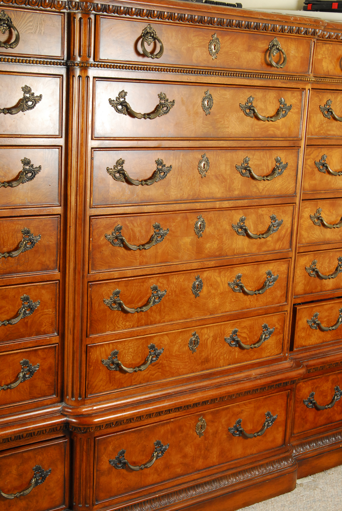 Contemporary Over-Sized Wooden Chest of Drawers
