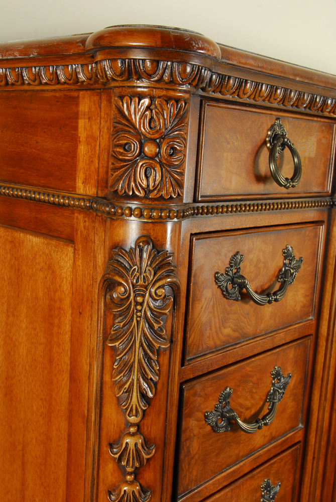 Contemporary Over-Sized Wooden Chest of Drawers