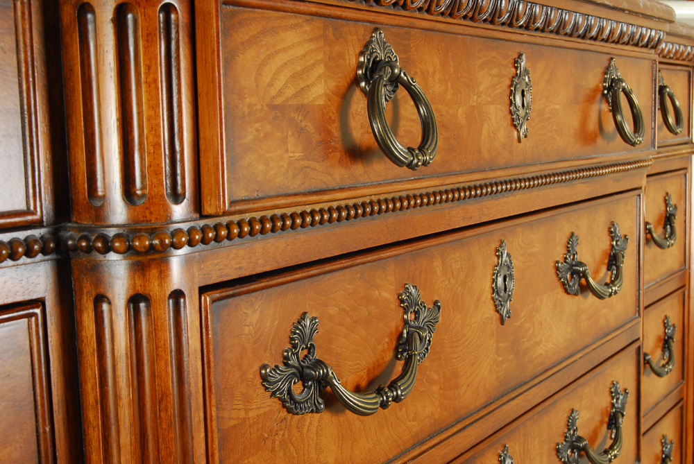 Contemporary Over-Sized Wooden Chest of Drawers