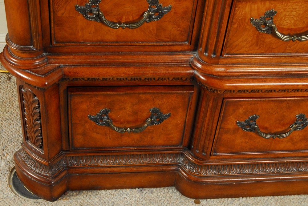 Contemporary Over-Sized Wooden Chest of Drawers