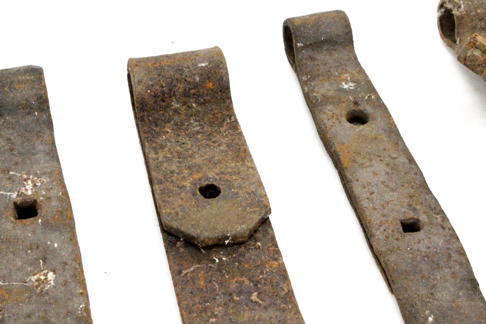 Antique Wrought Iron Door Hinges and Shutter Fittings